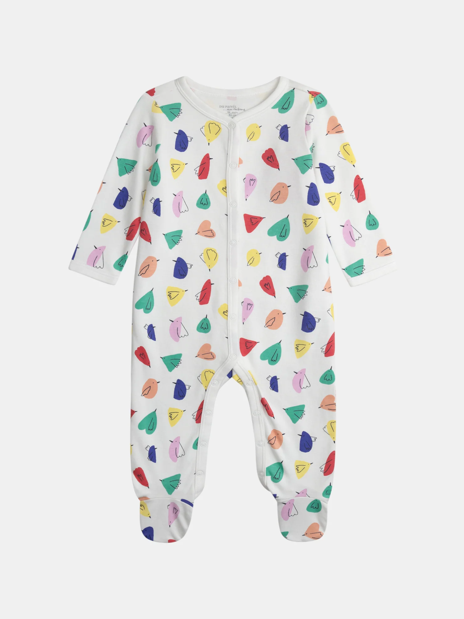 Completino Cremoso Stampato Tutto Sopra per Bambina