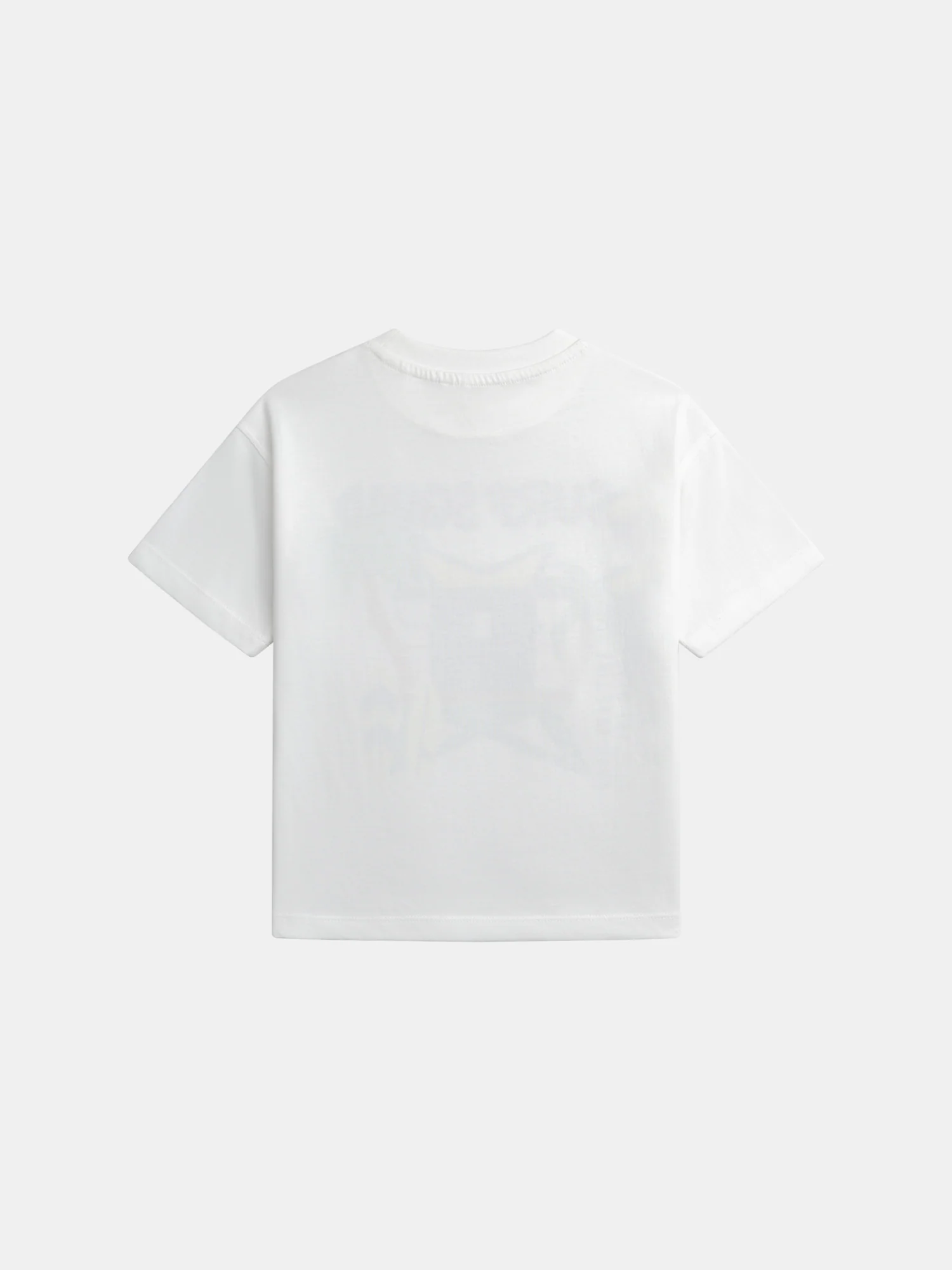 Completo di t-shirt écru e pantaloni corti blu con animazione per bambino - Image 7