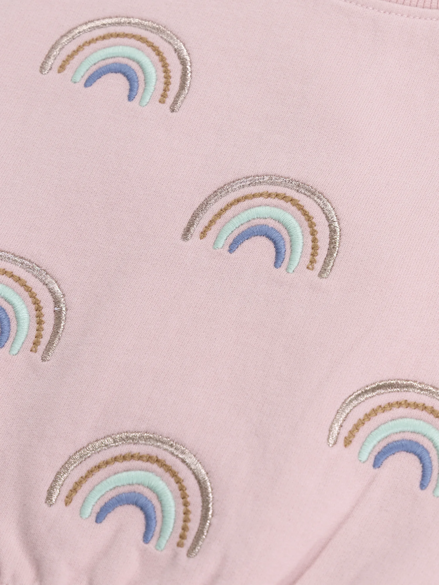 Completo maglione e pantaloni rosa "RAINBOW" per bambina - Image 8
