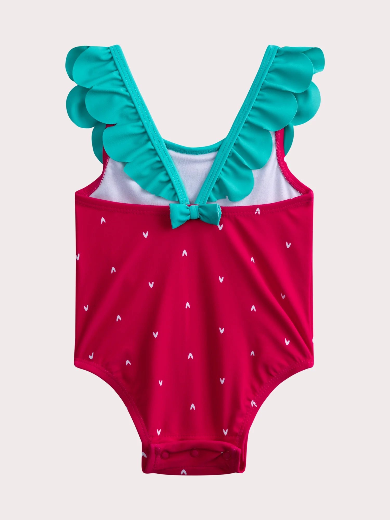 Costume da bagno a un pezzo fragola per bambina - Image 3