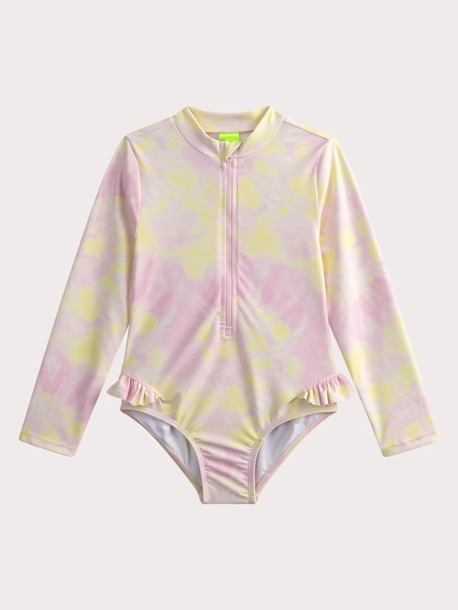 Costume da bagno anti UV tie dye per ragazza