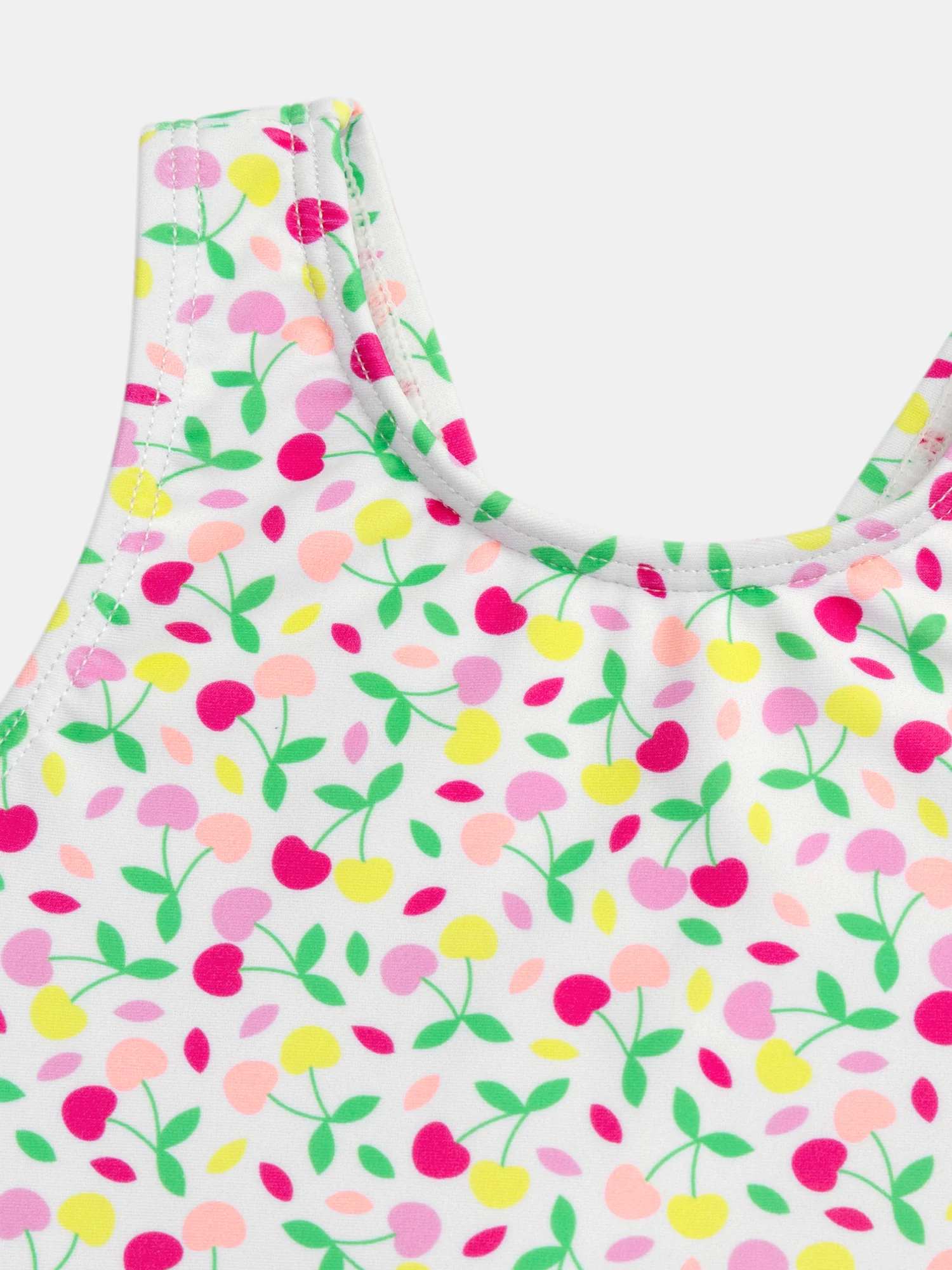 Costume da bagno intero con stampa di ciliegie per bambina - Image 2