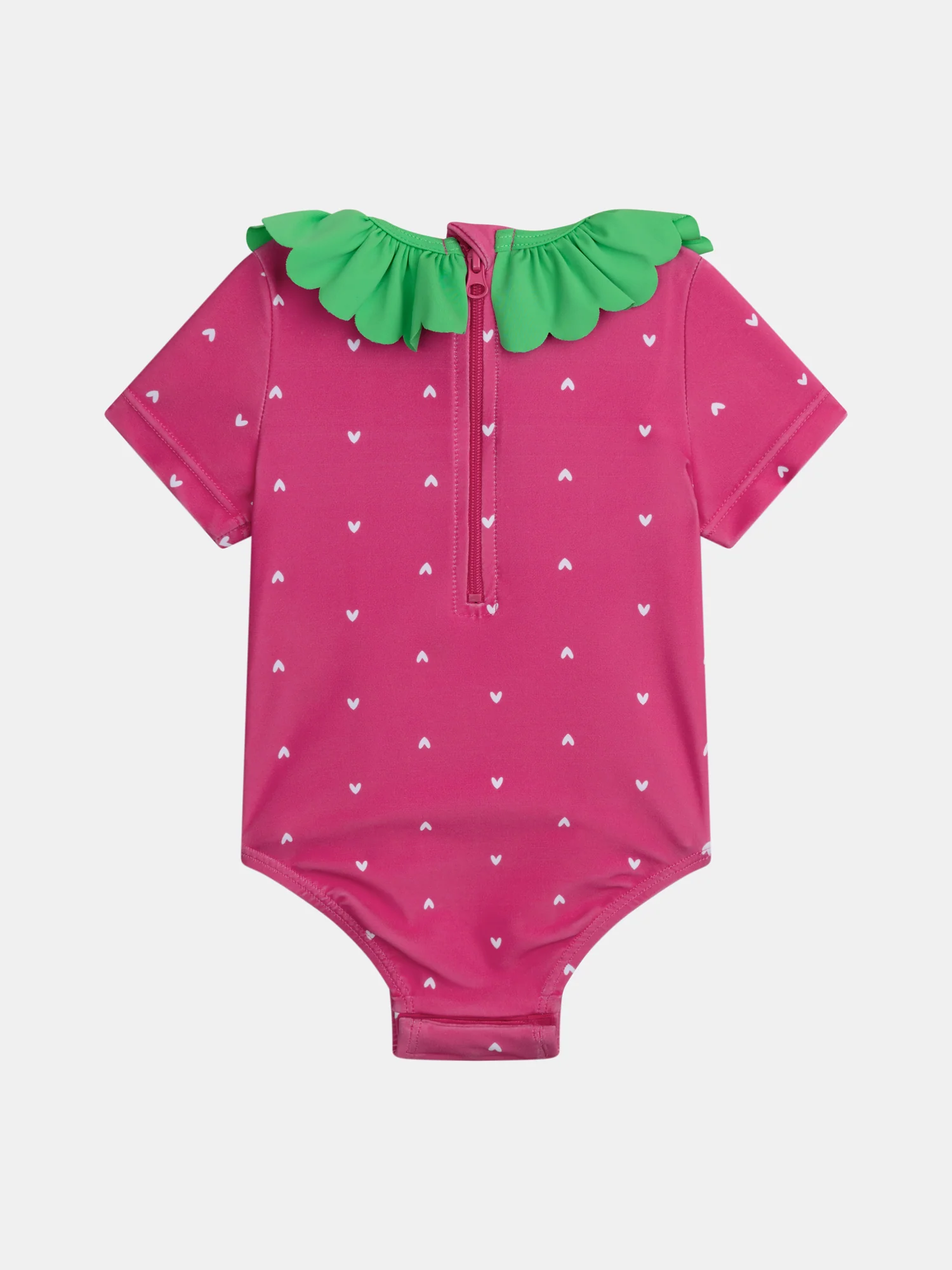 Costume da bagno a 1 pezzo UPF 50+ a forma di fragola per bambina - Image 3