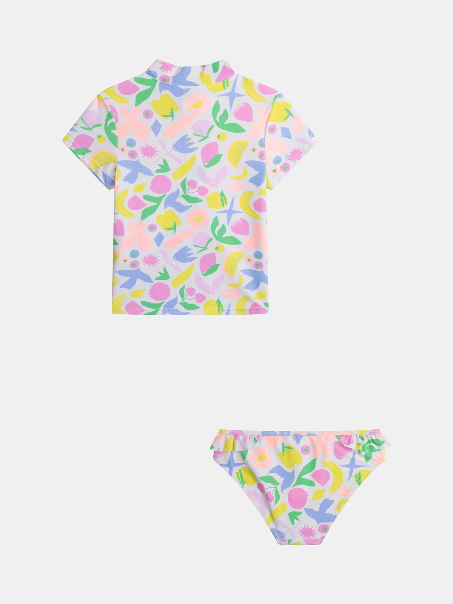 Set da bagno UPF 50+ a 2 pezzi con stampa colorata per ragazza - Image 8