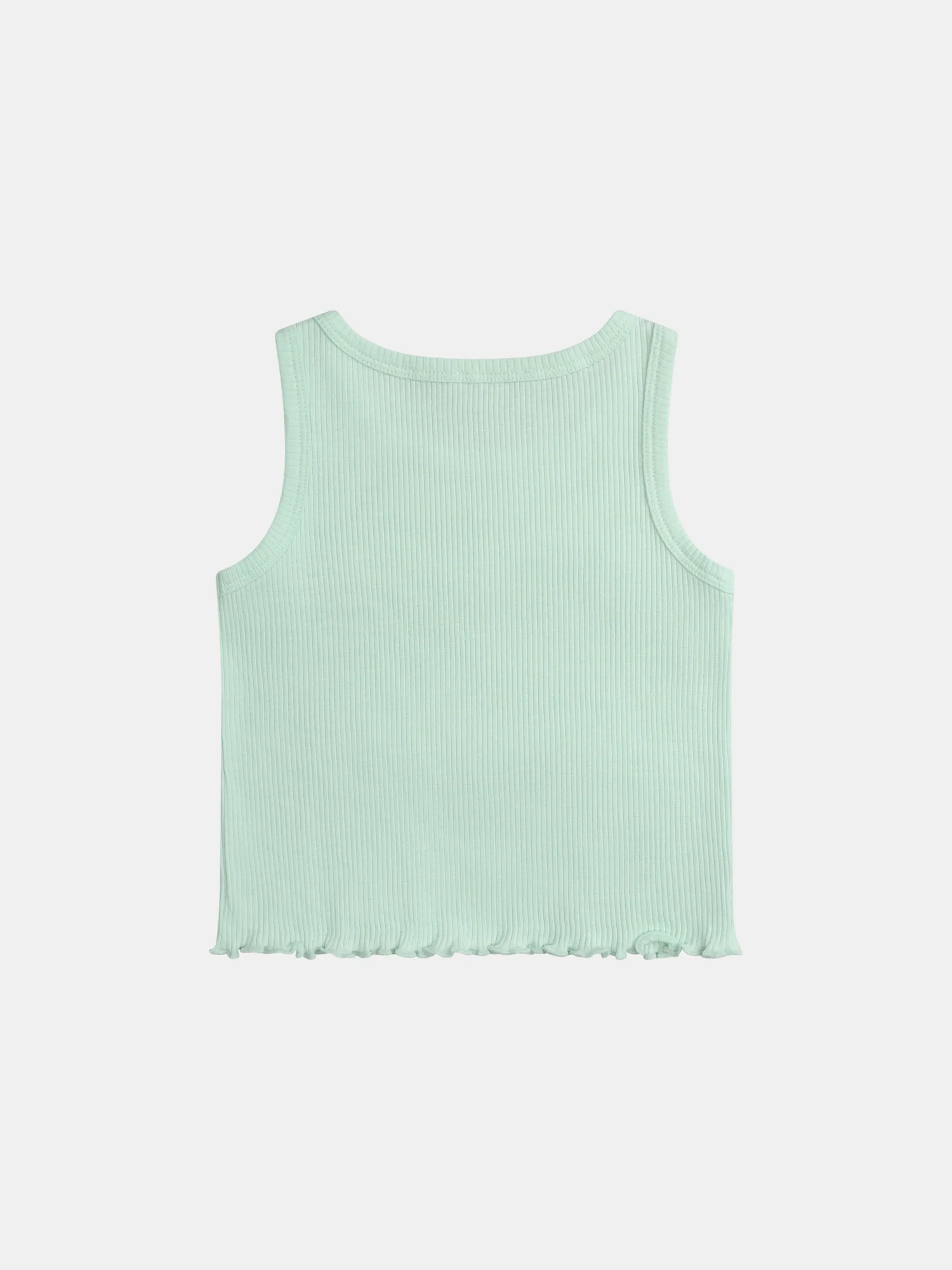 Débardeur uni bleur clair pour fille - Image 4