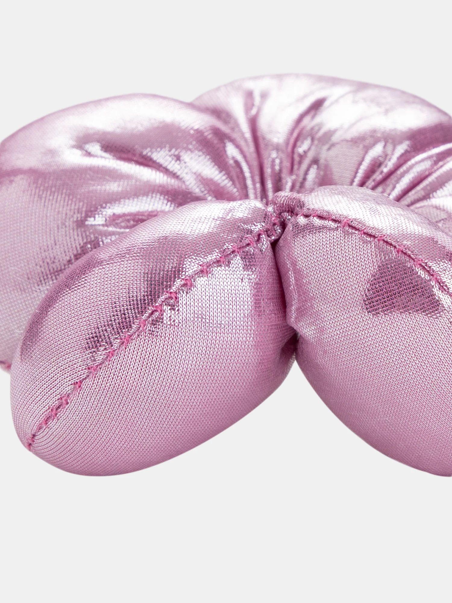 Gros chouchou fleur rose pour fille - Image 2