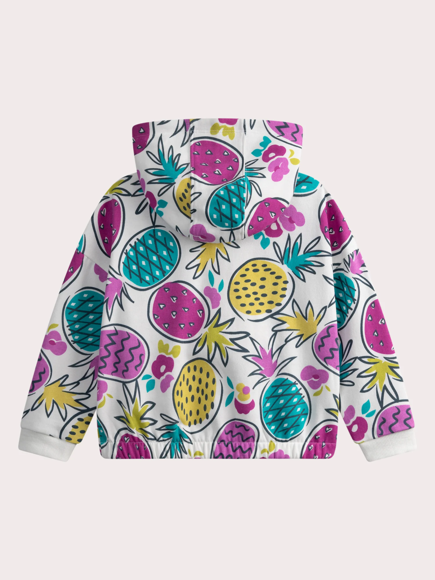 Felpa con Capuccio con Stampa Ananas - Image 4