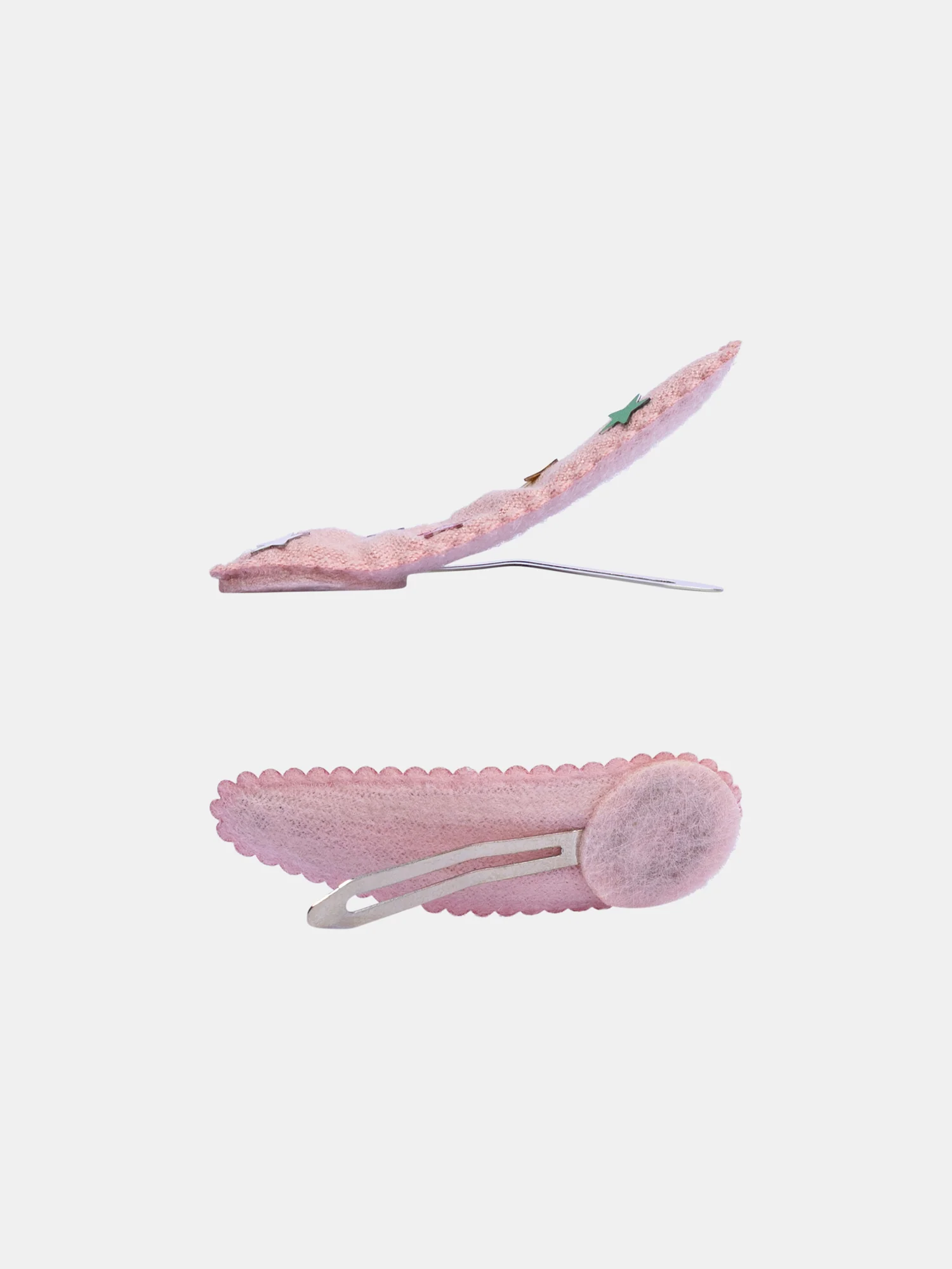 Set di 2 fermagli rosa a stelle per ragazze - Image 2