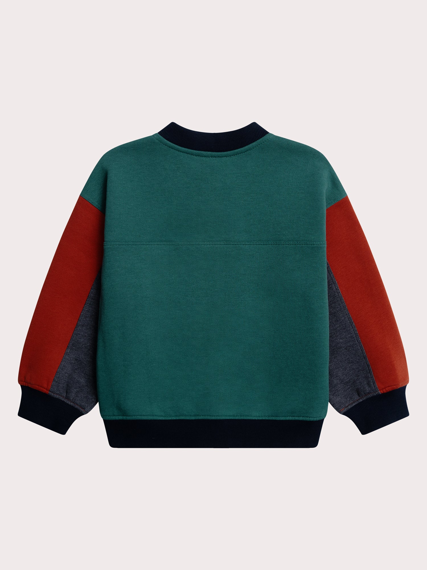Giacca Teddy in Fleece Colorblock - Image 4