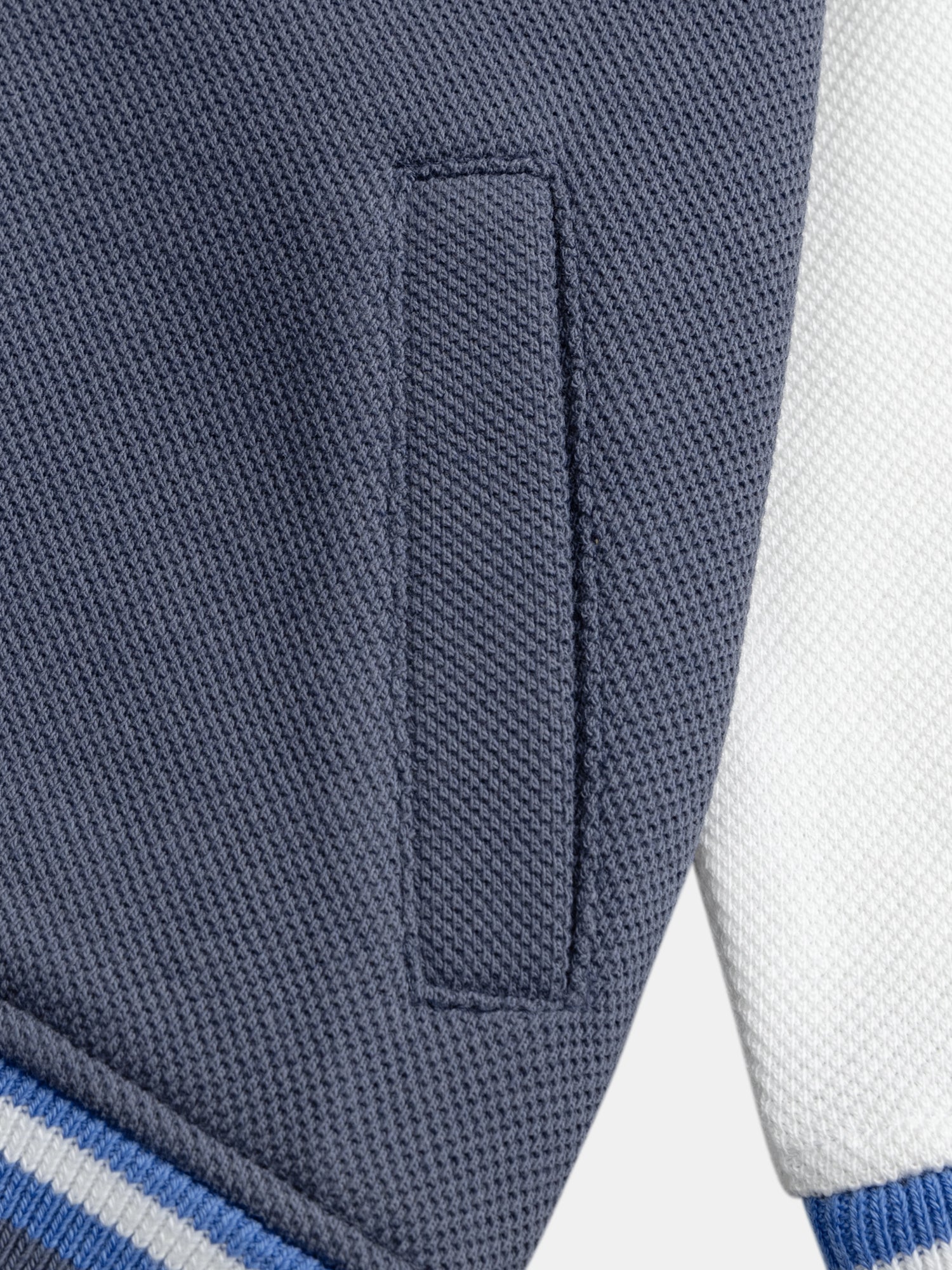 Gilet sportivo blu "Campus Dog" per neonato maschio - Image 3