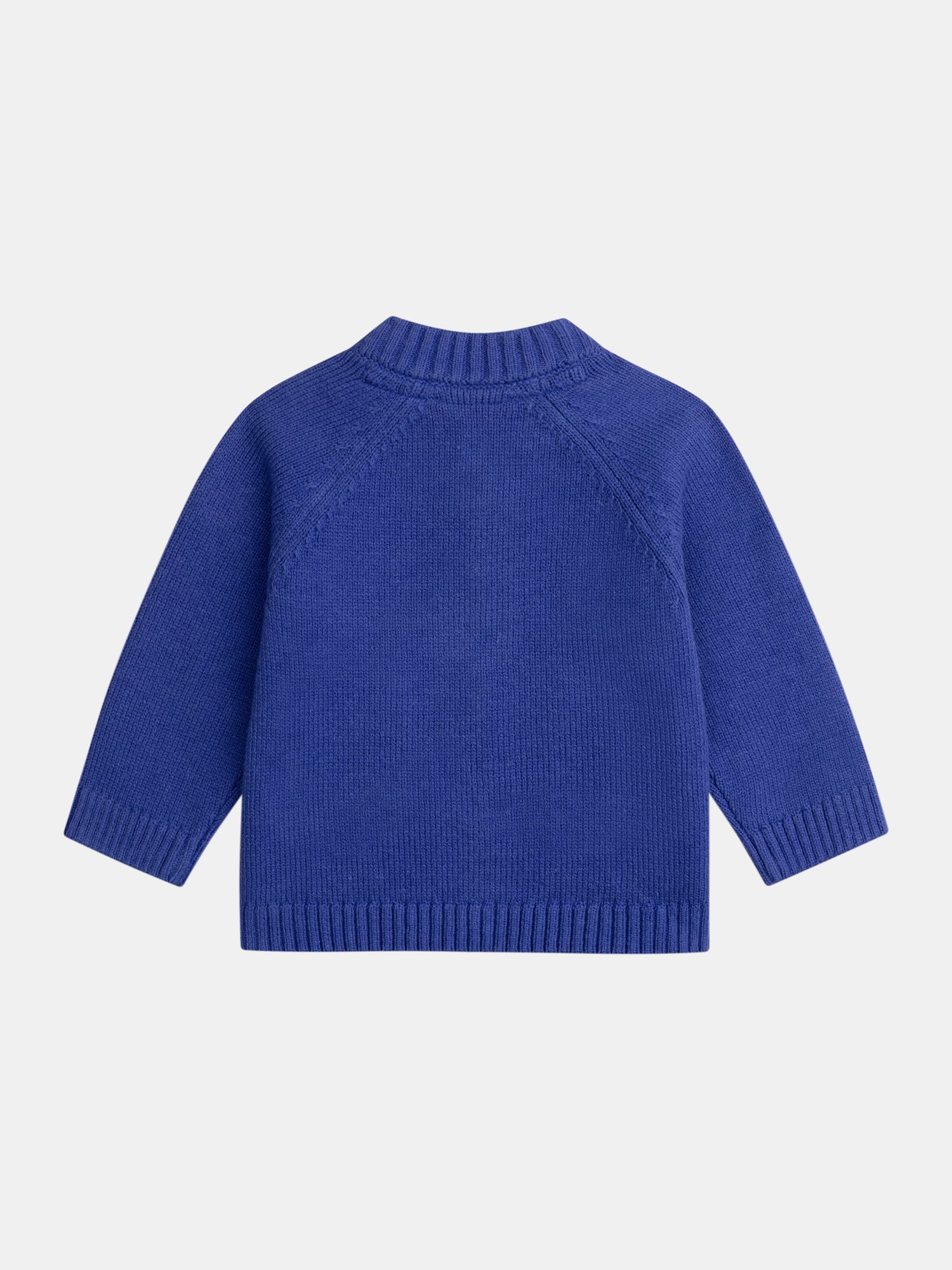 Gilet in Maglia Blu Tigre per Bebè Maschio - Image 3