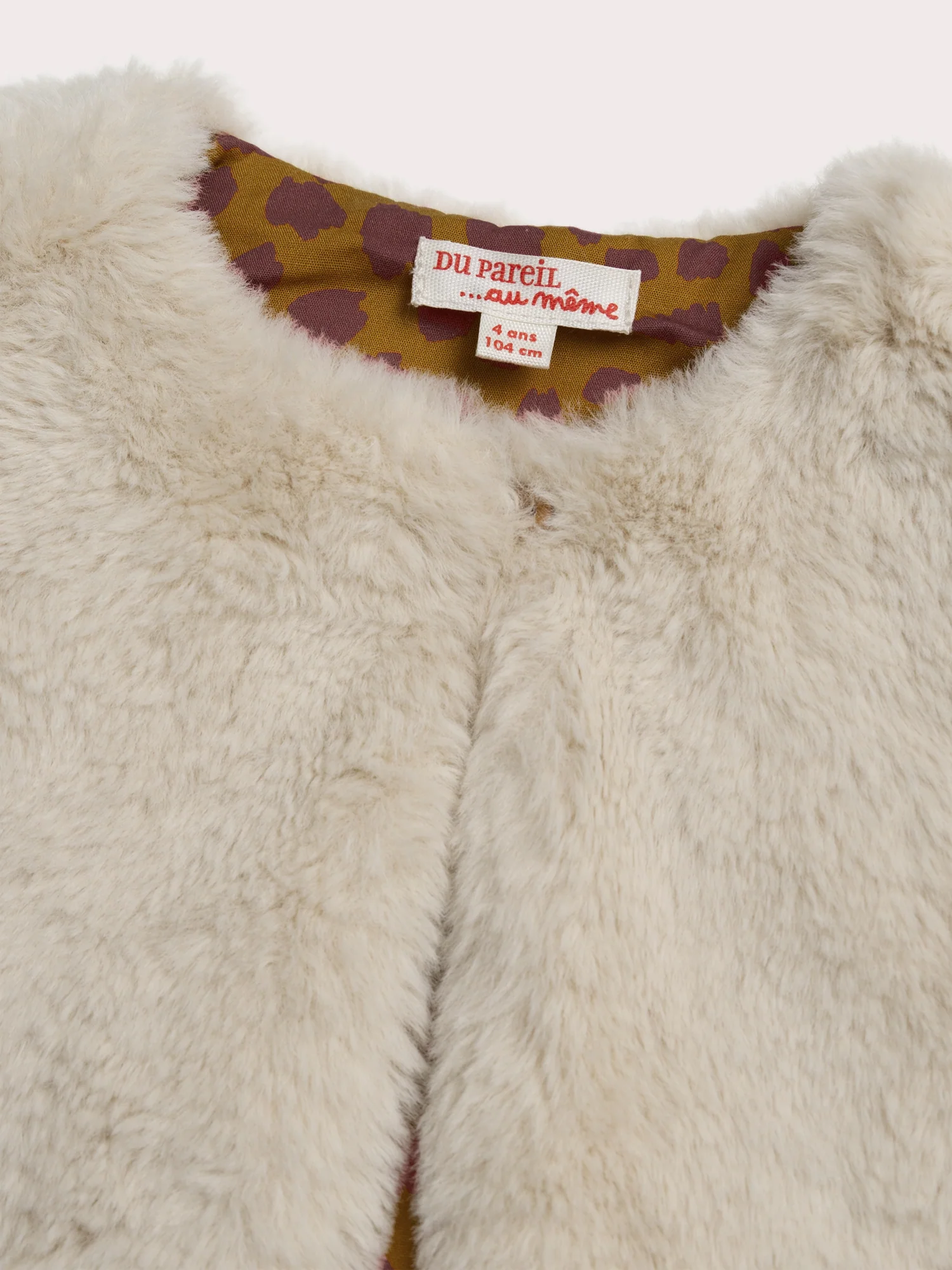 Gilet Senza Maniche in Pelliccia Sintetica Reversibile - Image 3