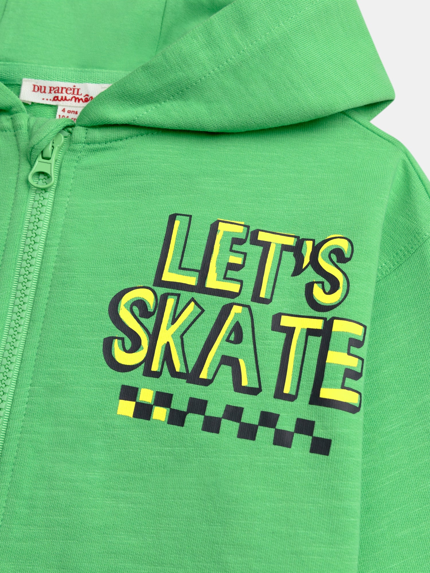 Gilet verde con zip e animazione per ragazzi - Image 2