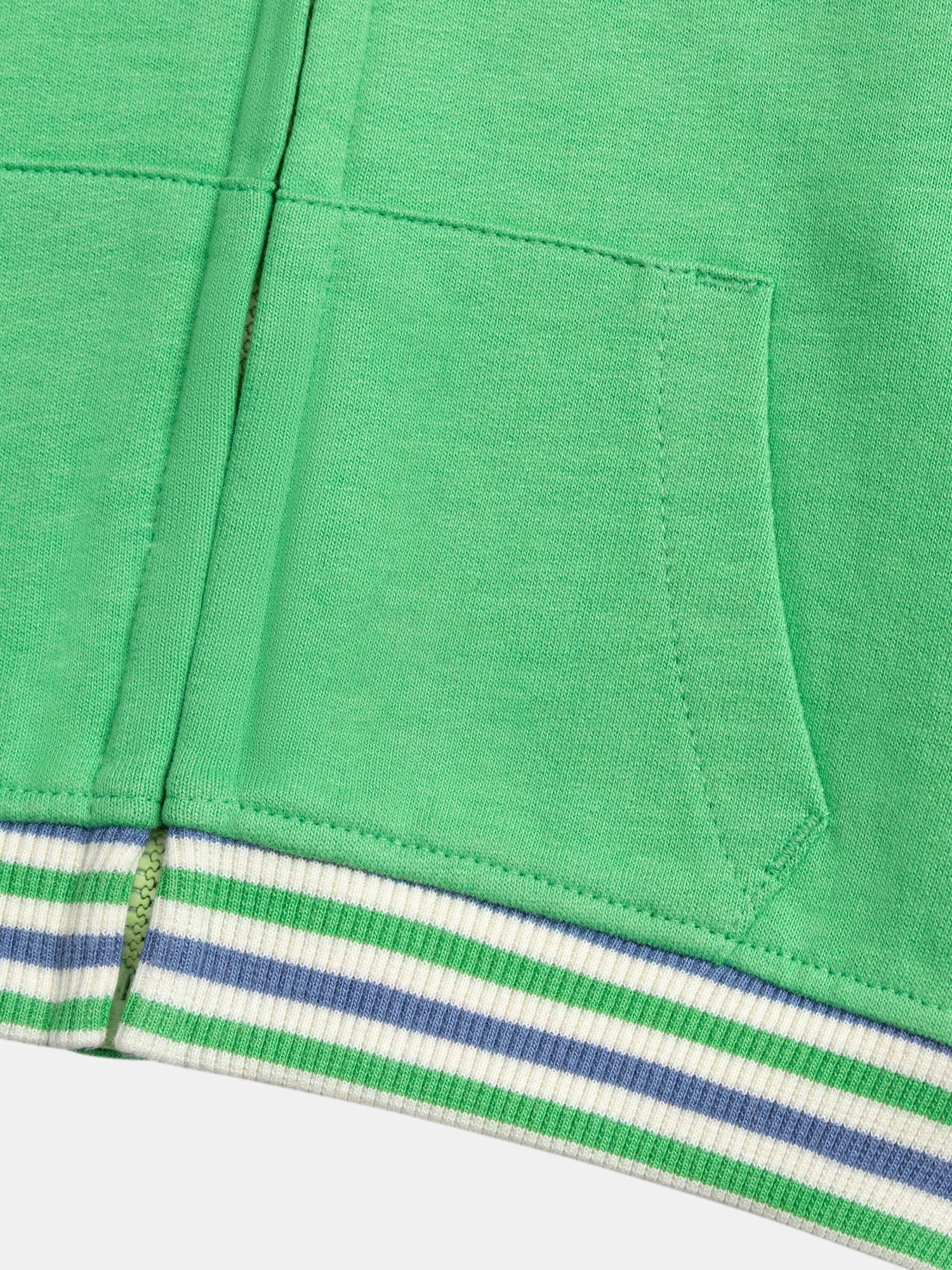Gilet verde "Skate Club" con zip per bambino - Image 6