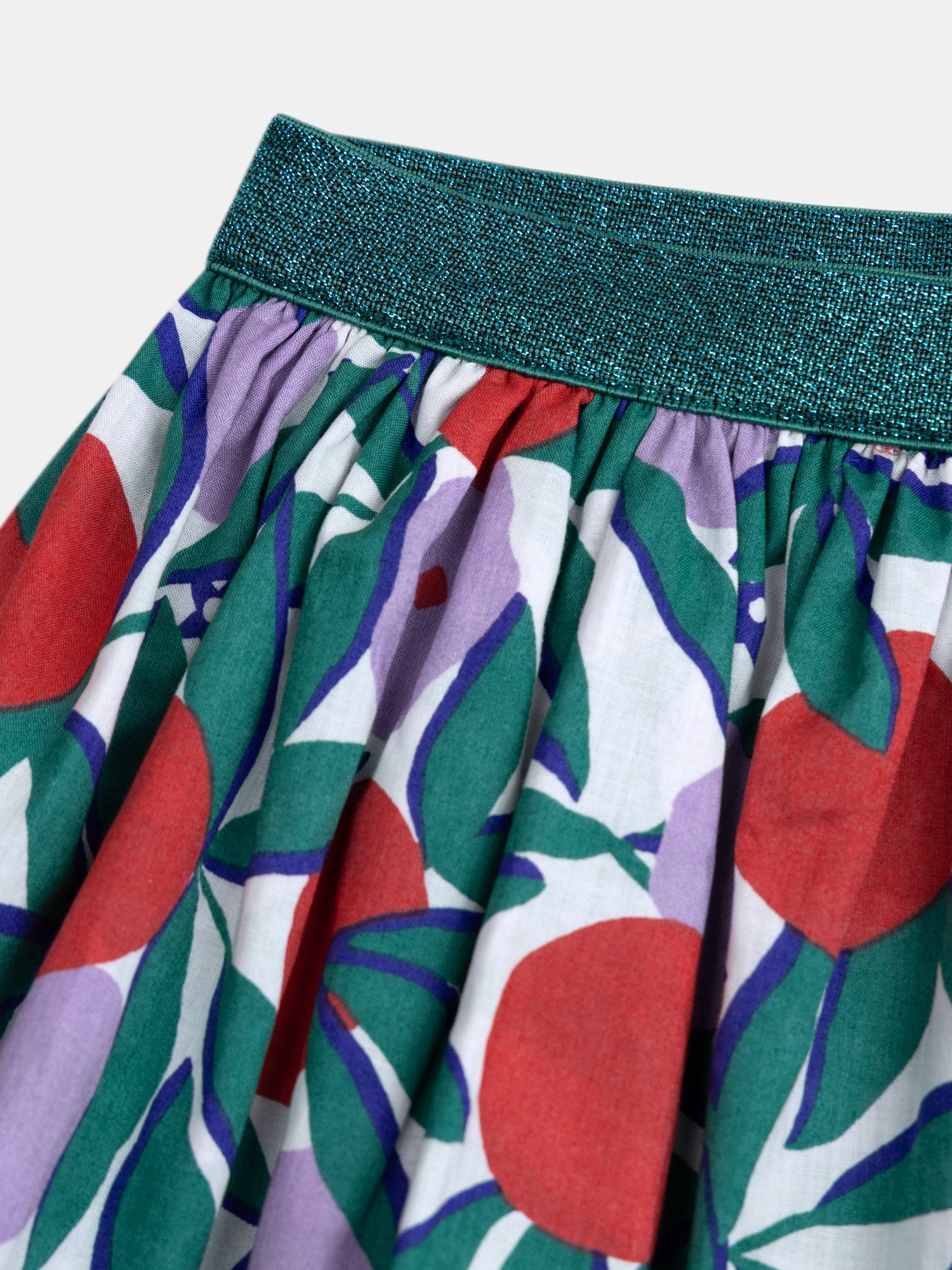Gonna reversibile con stampa floreale per ragazze - Image 7