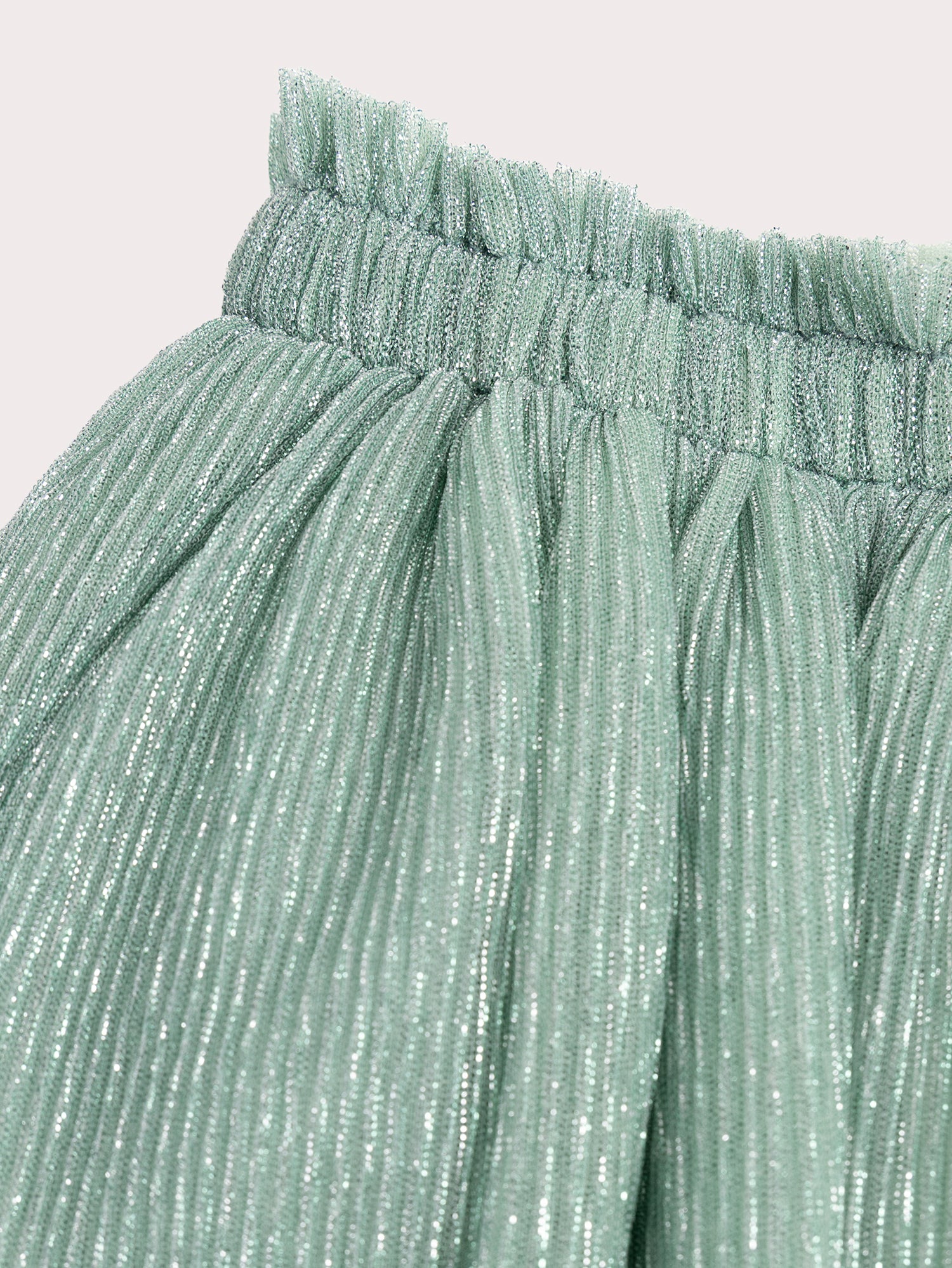 Gonna in tulle iridescente verde acqua - Image 2