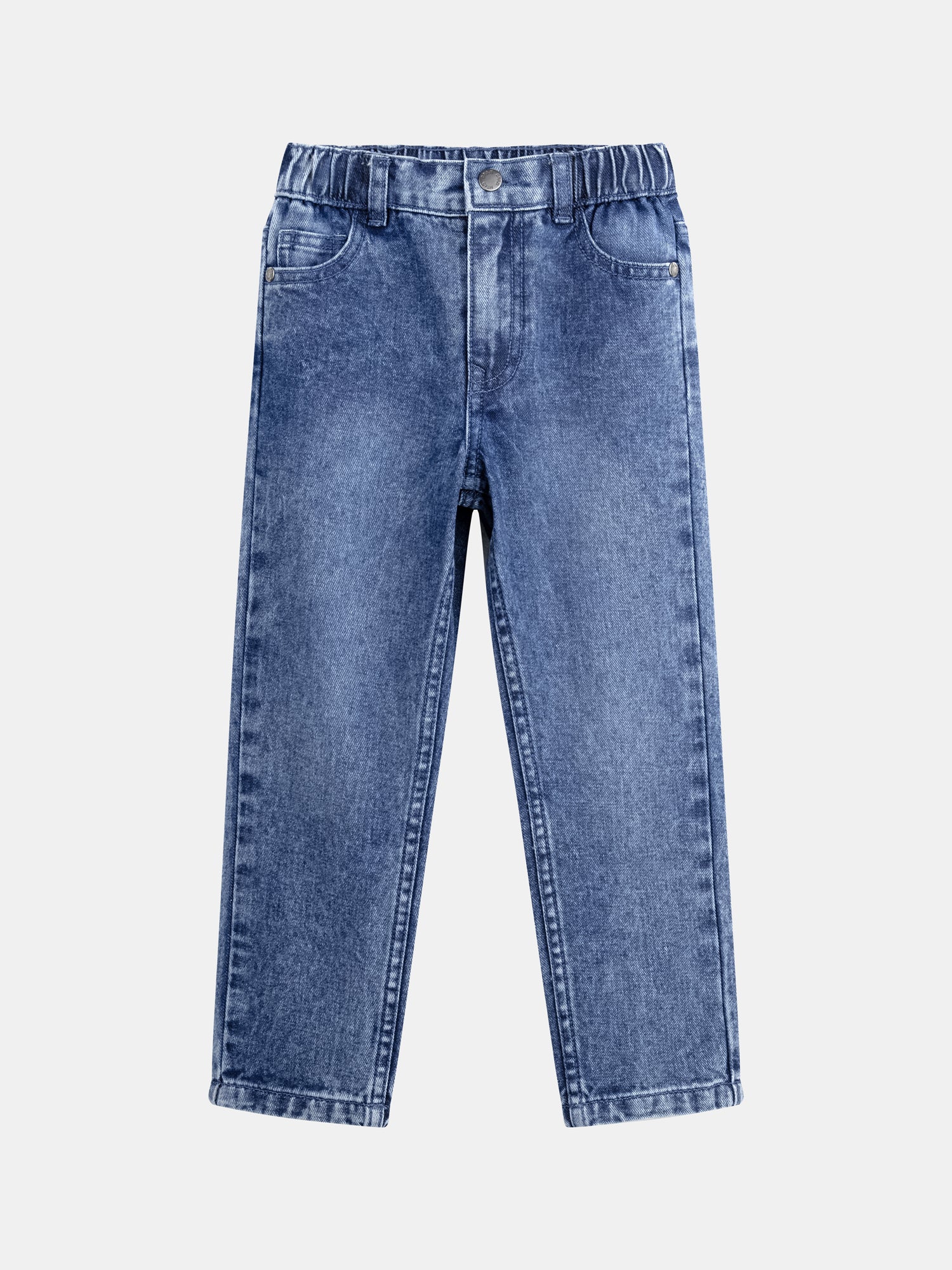 Jean en denim bleu à poches pour garçon