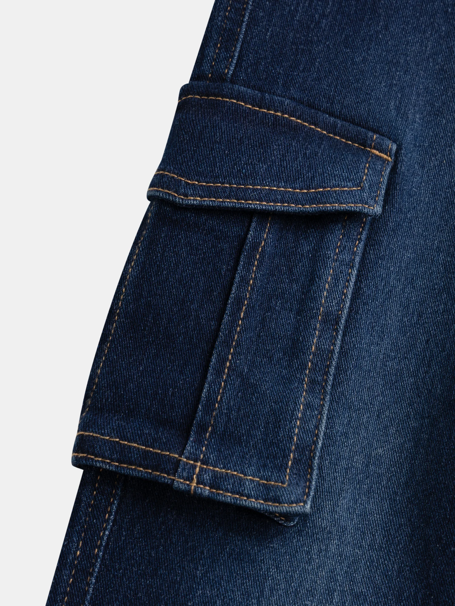 Jean en denim bleu foncé 5 poches pour garçon - Image 3