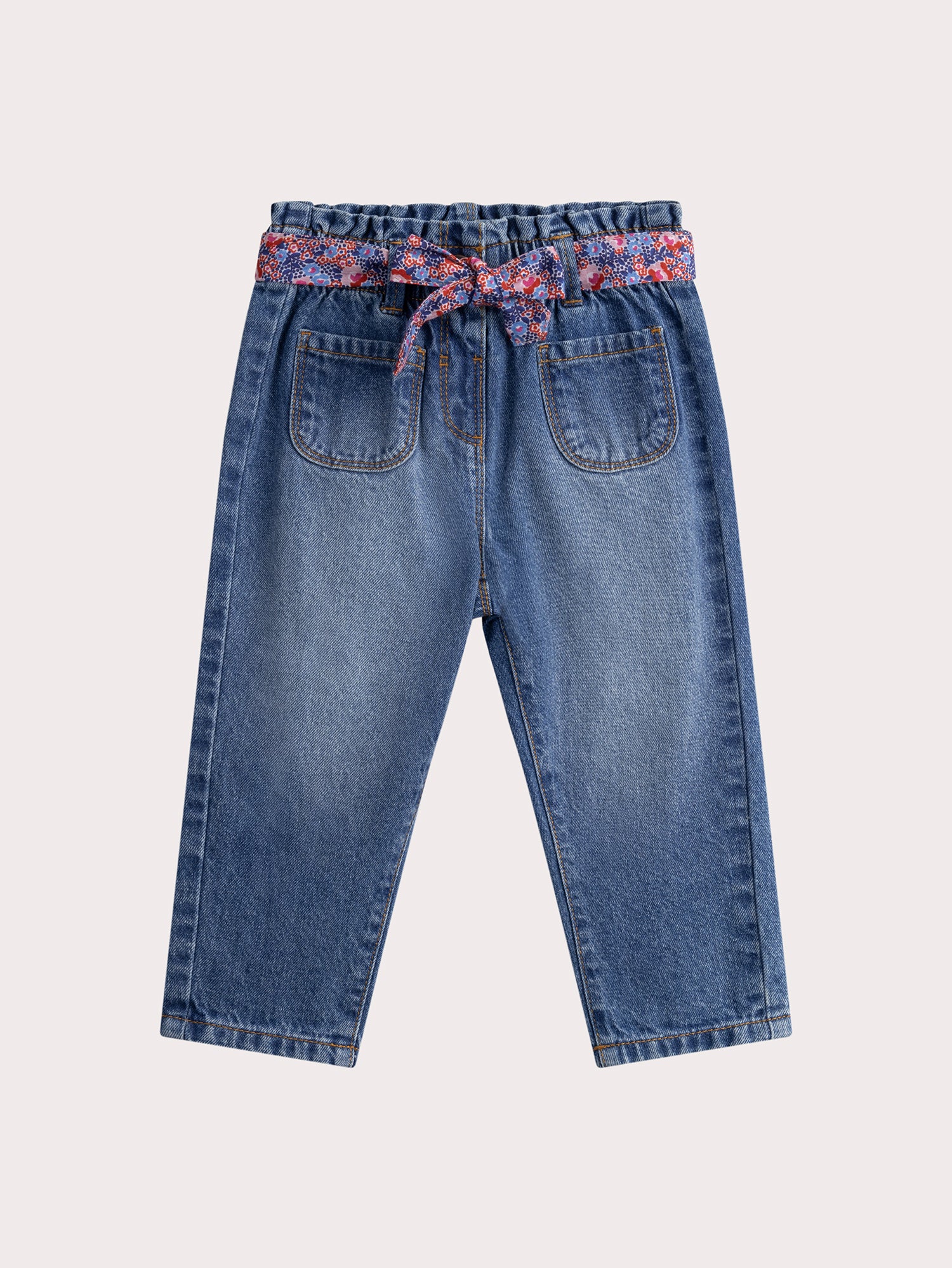 Jeans blu per bebè femminuccia