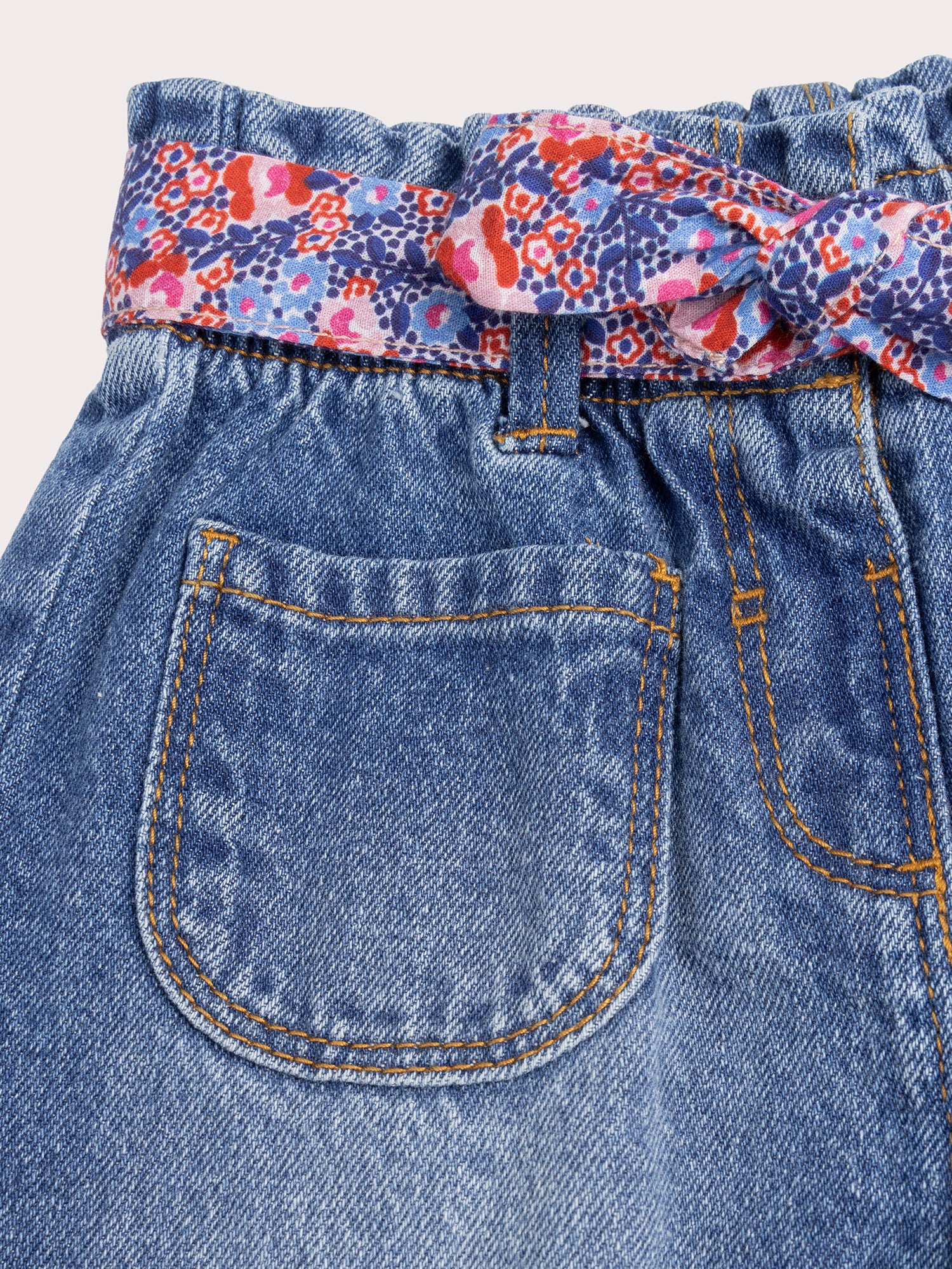 Jeans blu per bebè femminuccia - Image 2