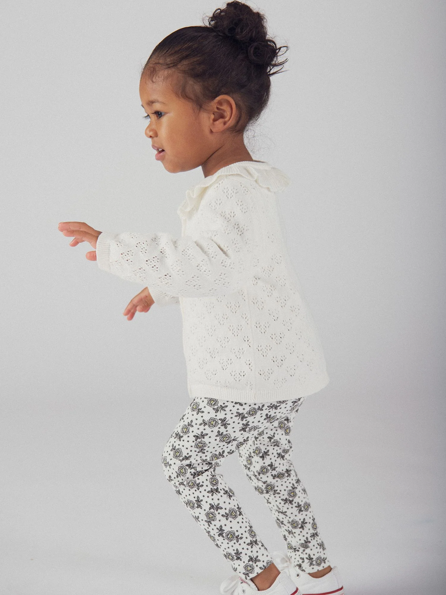 Leggings a Fiori per Bambina - Image 4