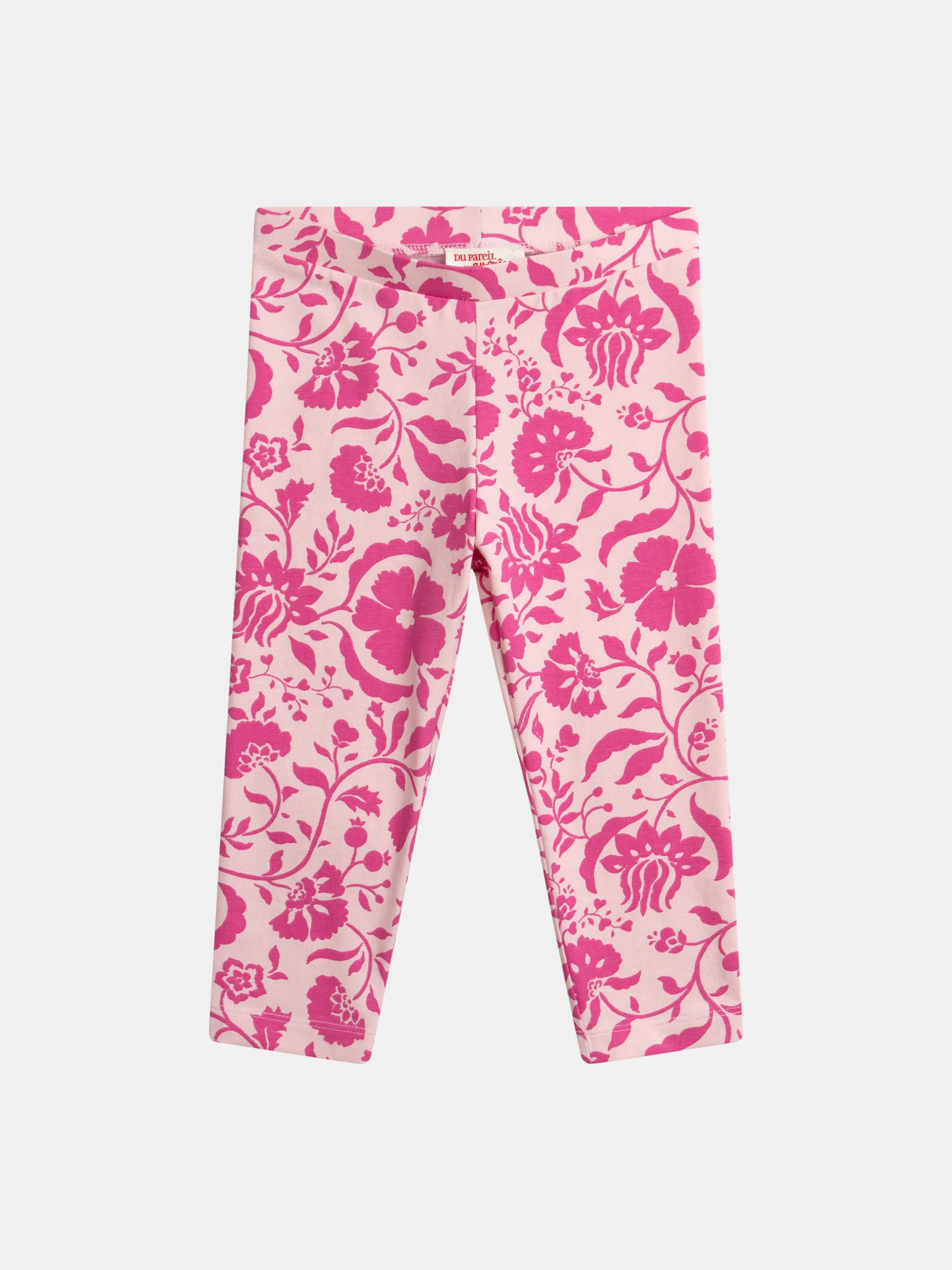 Leggings stampati con fiori per ragazze