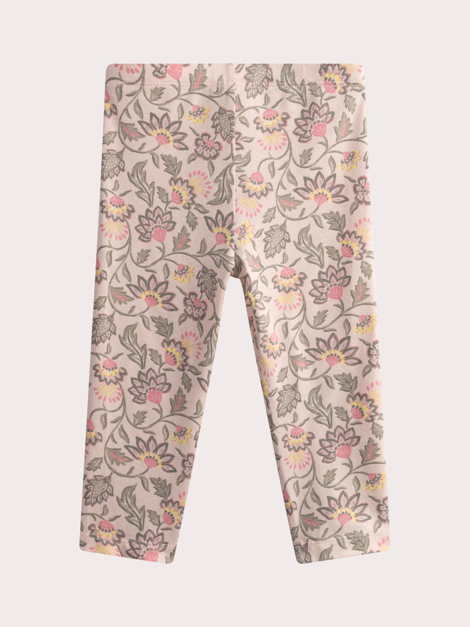 Leggings rosa con stampa fantasia per ragazza - Image 3