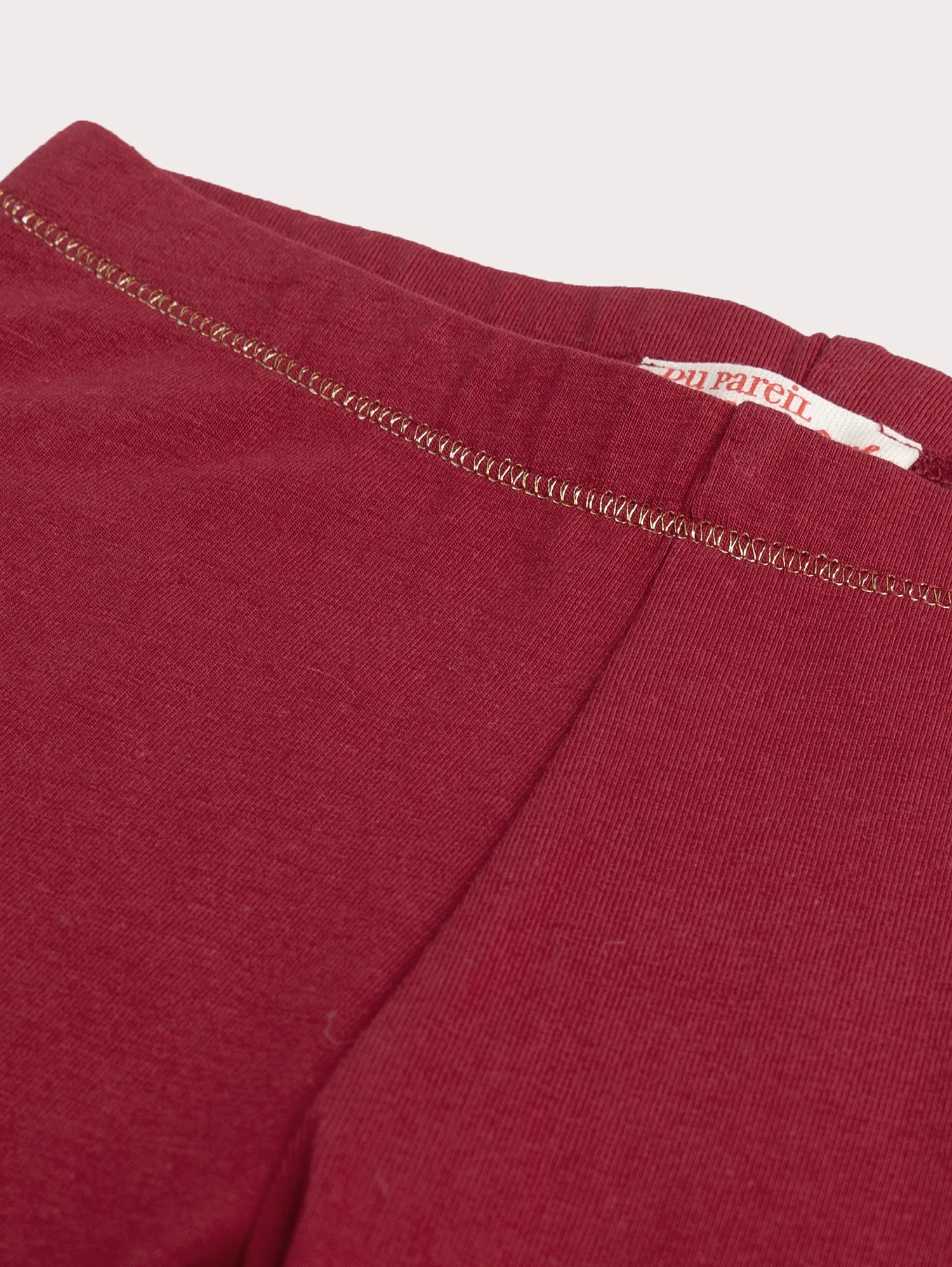 Leggings rossi per ragazza - Image 2