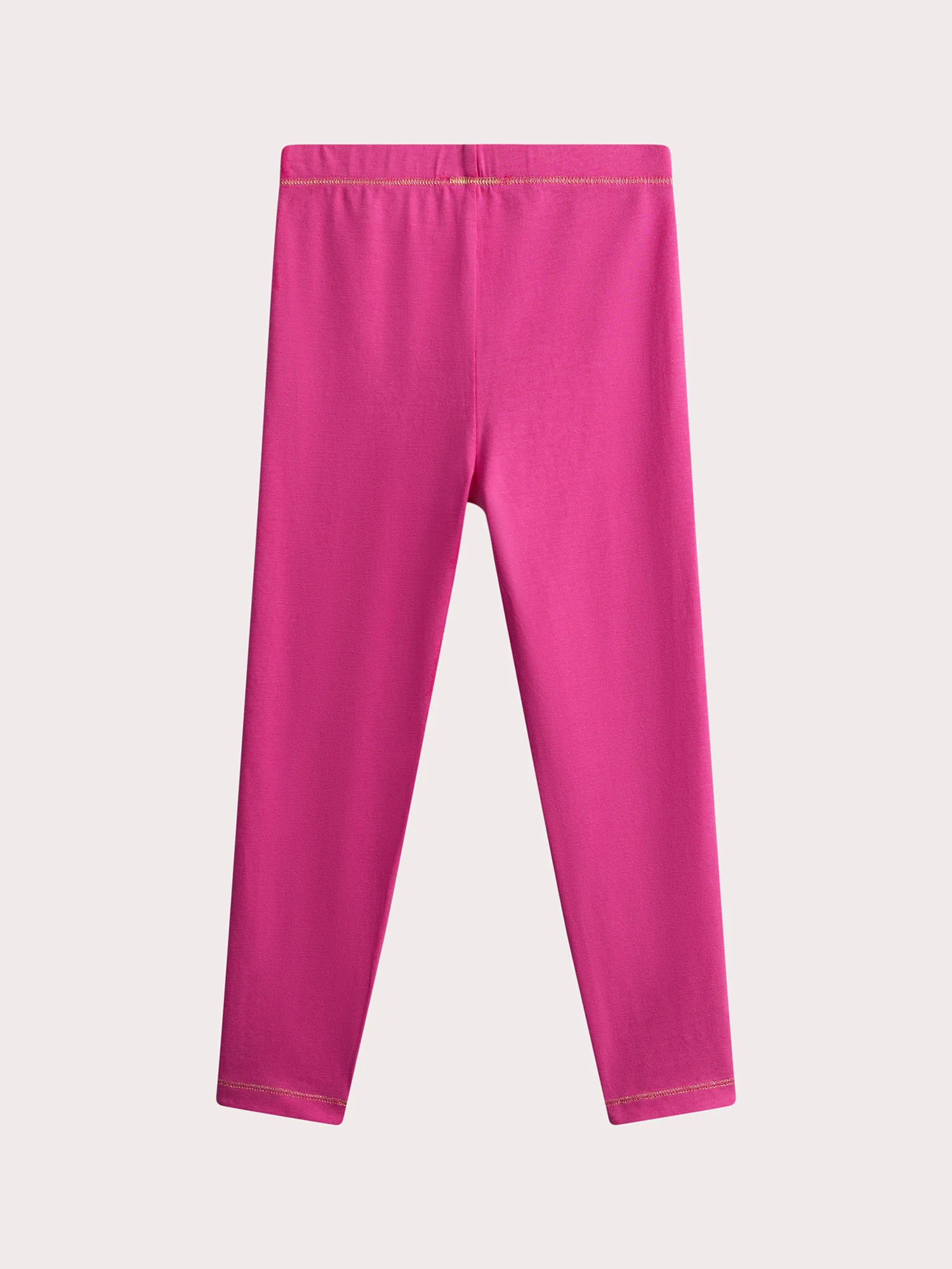 Leggins Rosa Chiaro con Stampato Floreale per Bambina - Image 3
