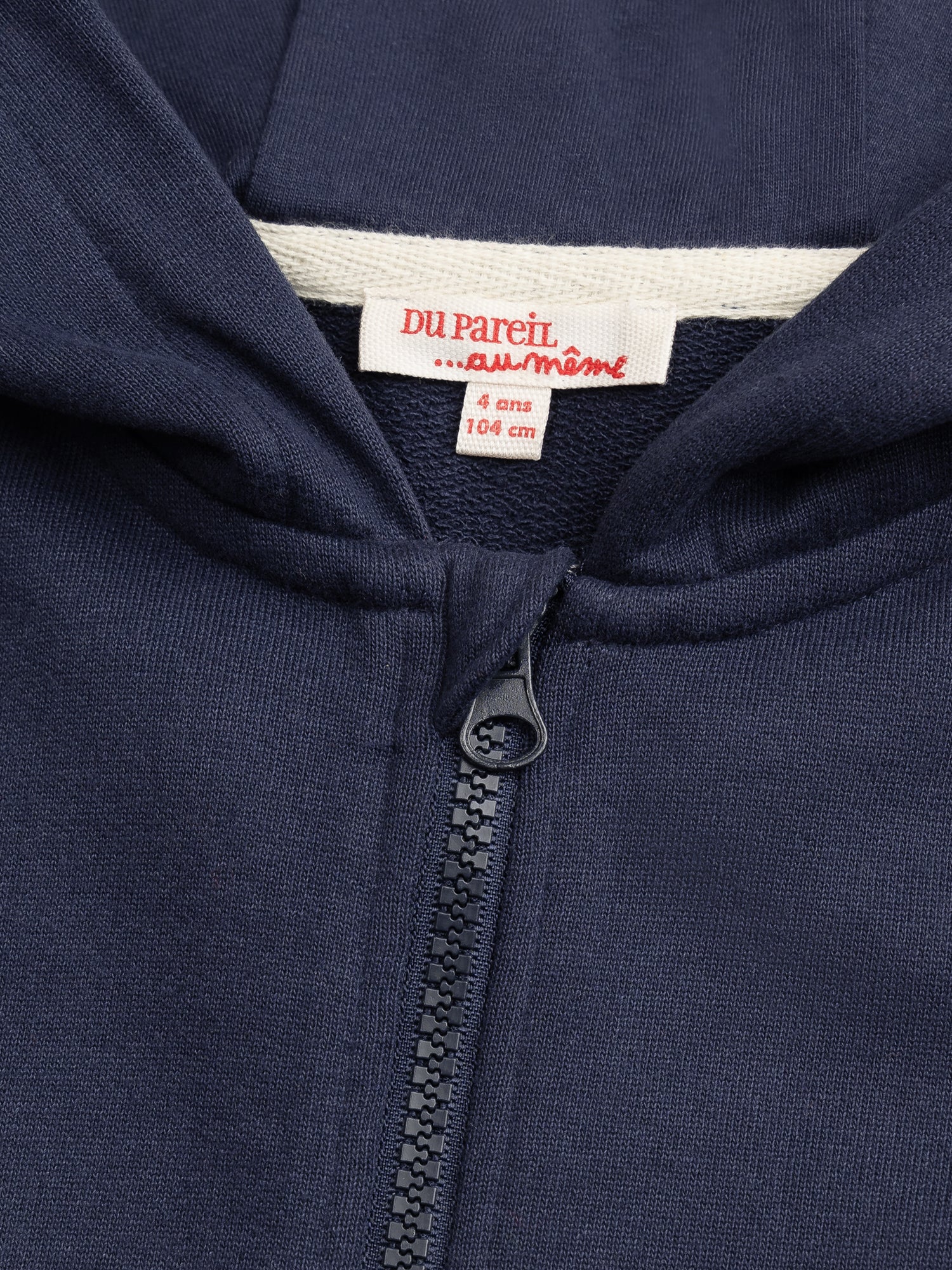 Maglia da jogging blu scuro con cappuccio per ragazzi - Image 3