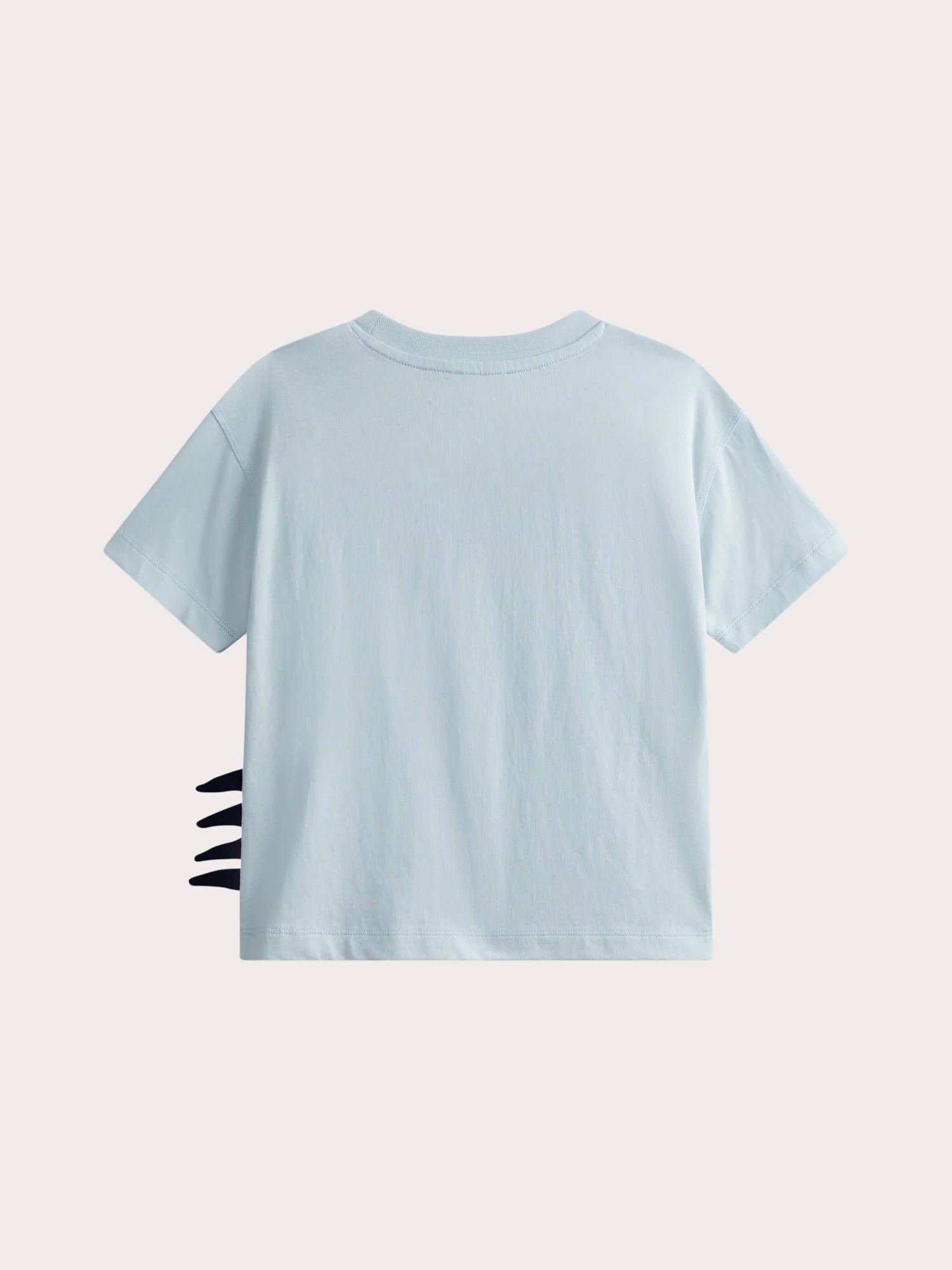 T-shirt blu maniche corte animazione lucertola - Image 5