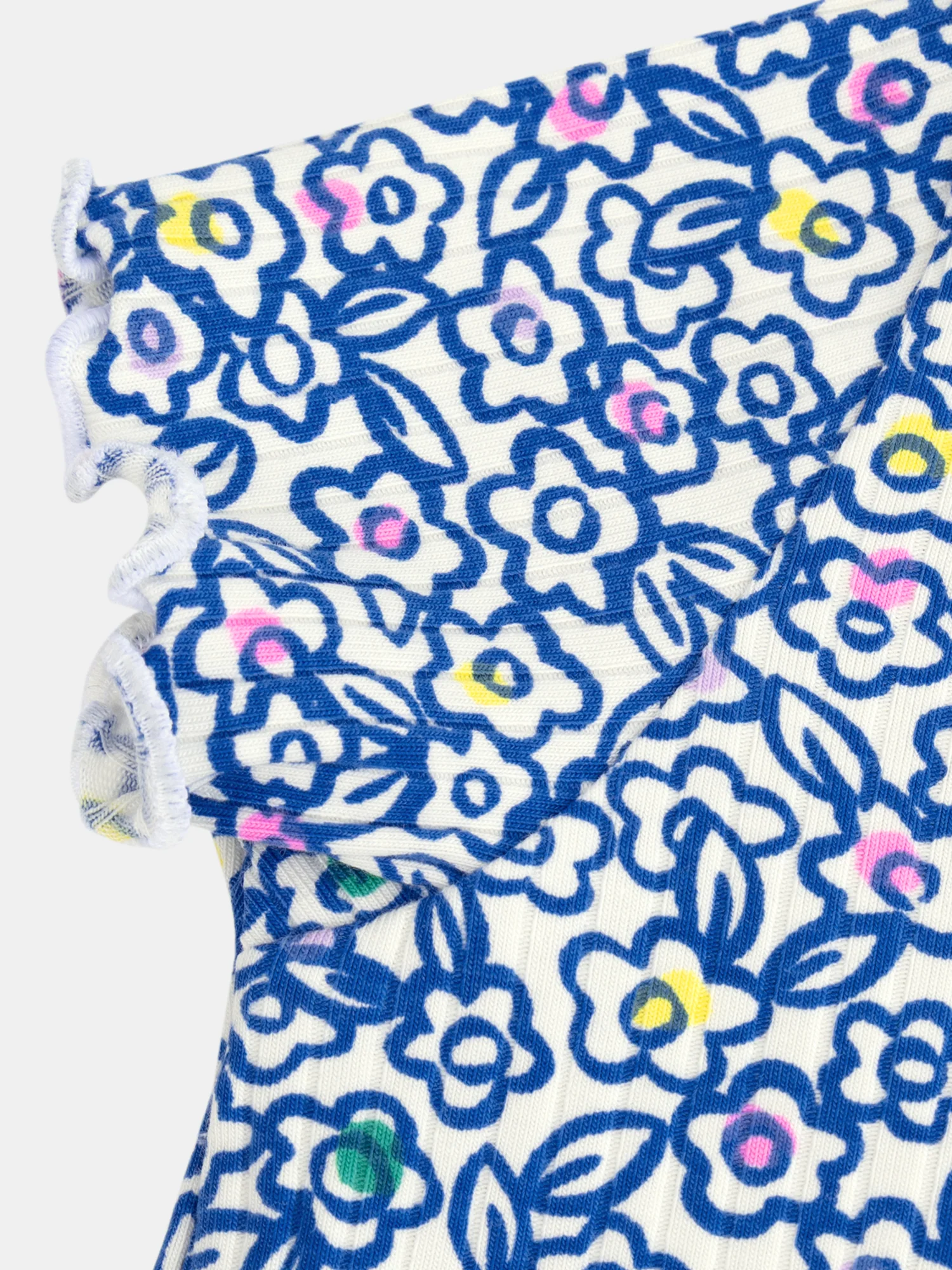 T-shirt Floreale Blu per Bambina - Image 6