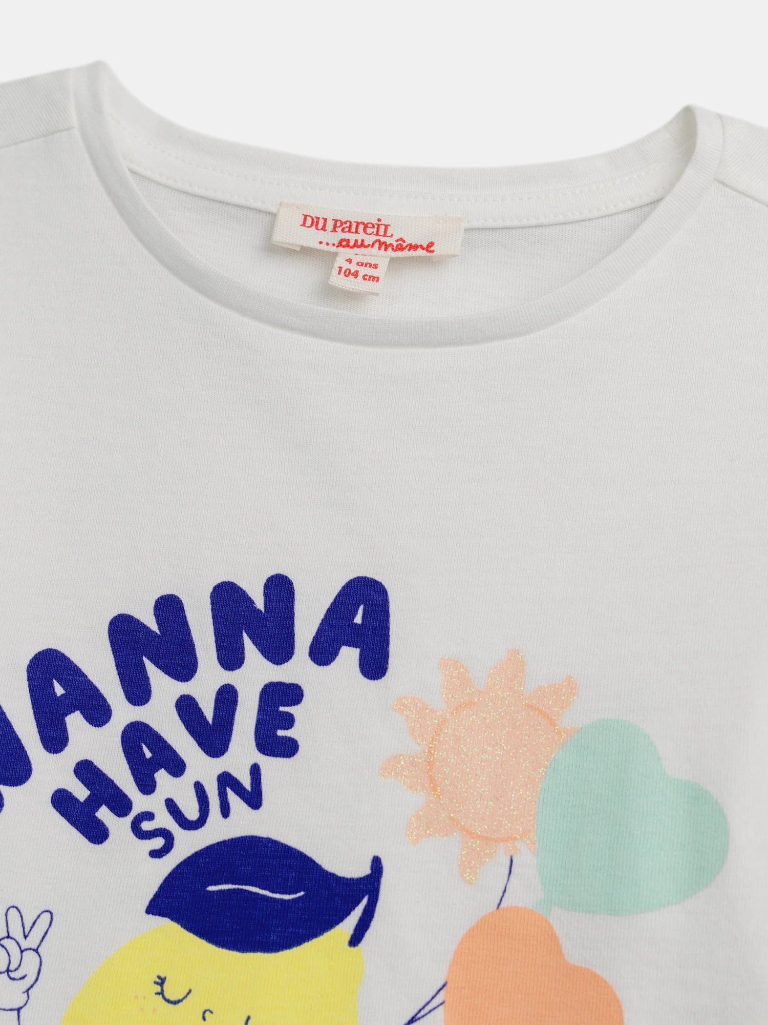 T-shirt a maniche lunghe con animazione di limone per ragazze - Image 6