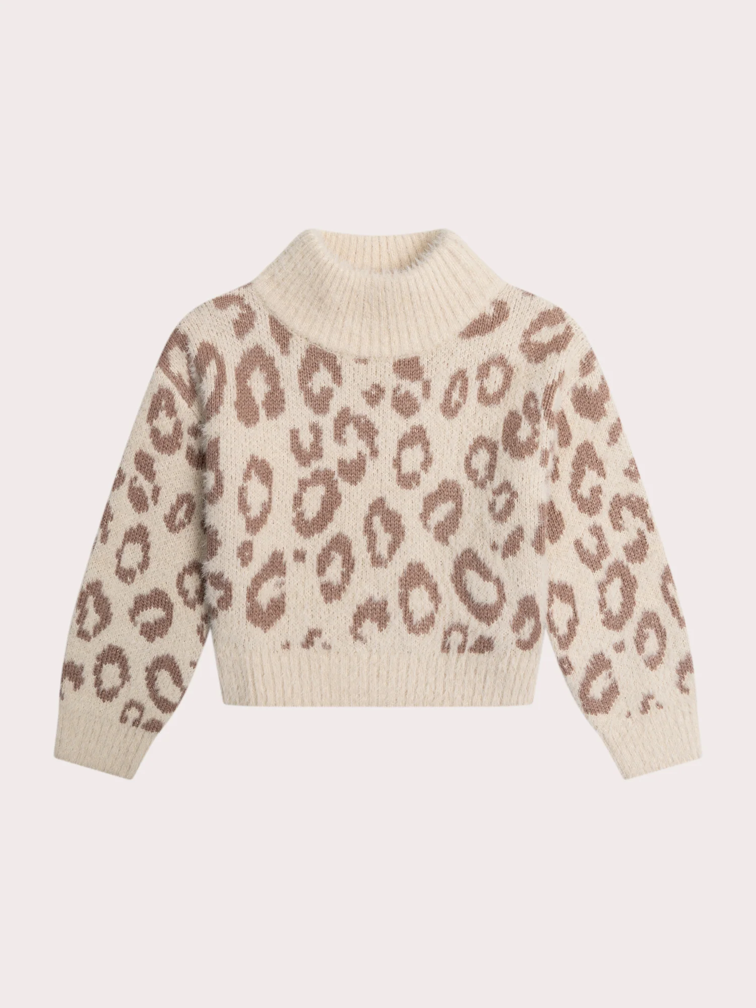 Maglione lavorato a maglia con motivo a macchie