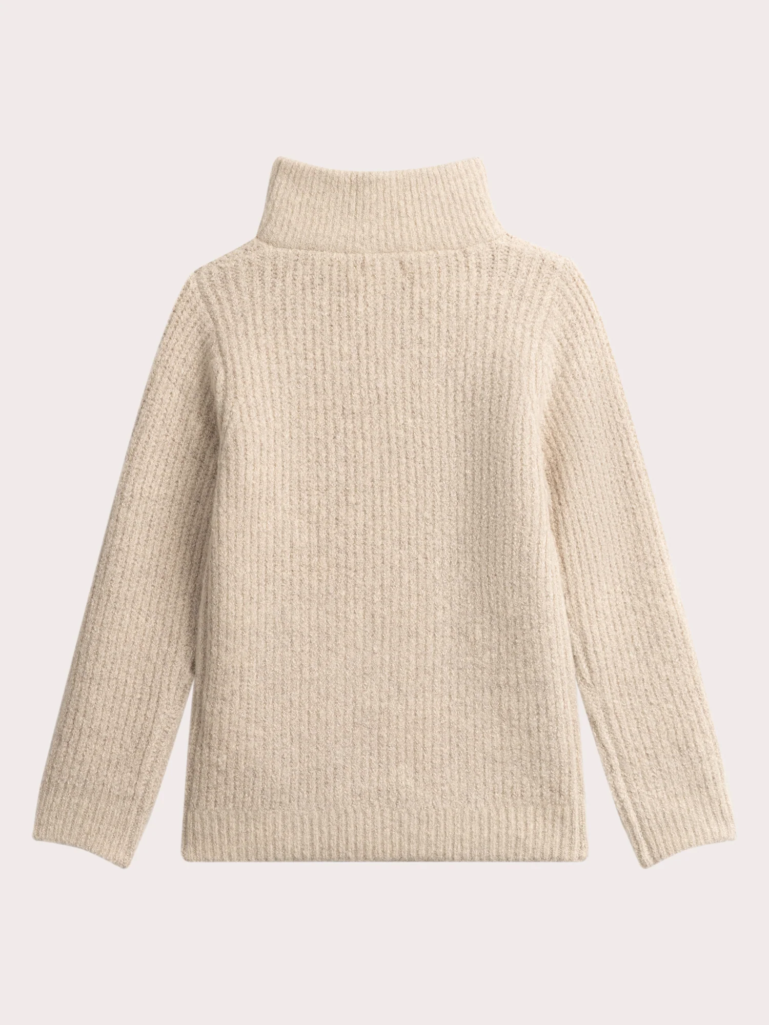 Maglione beige con colletto per bambino - Image 3