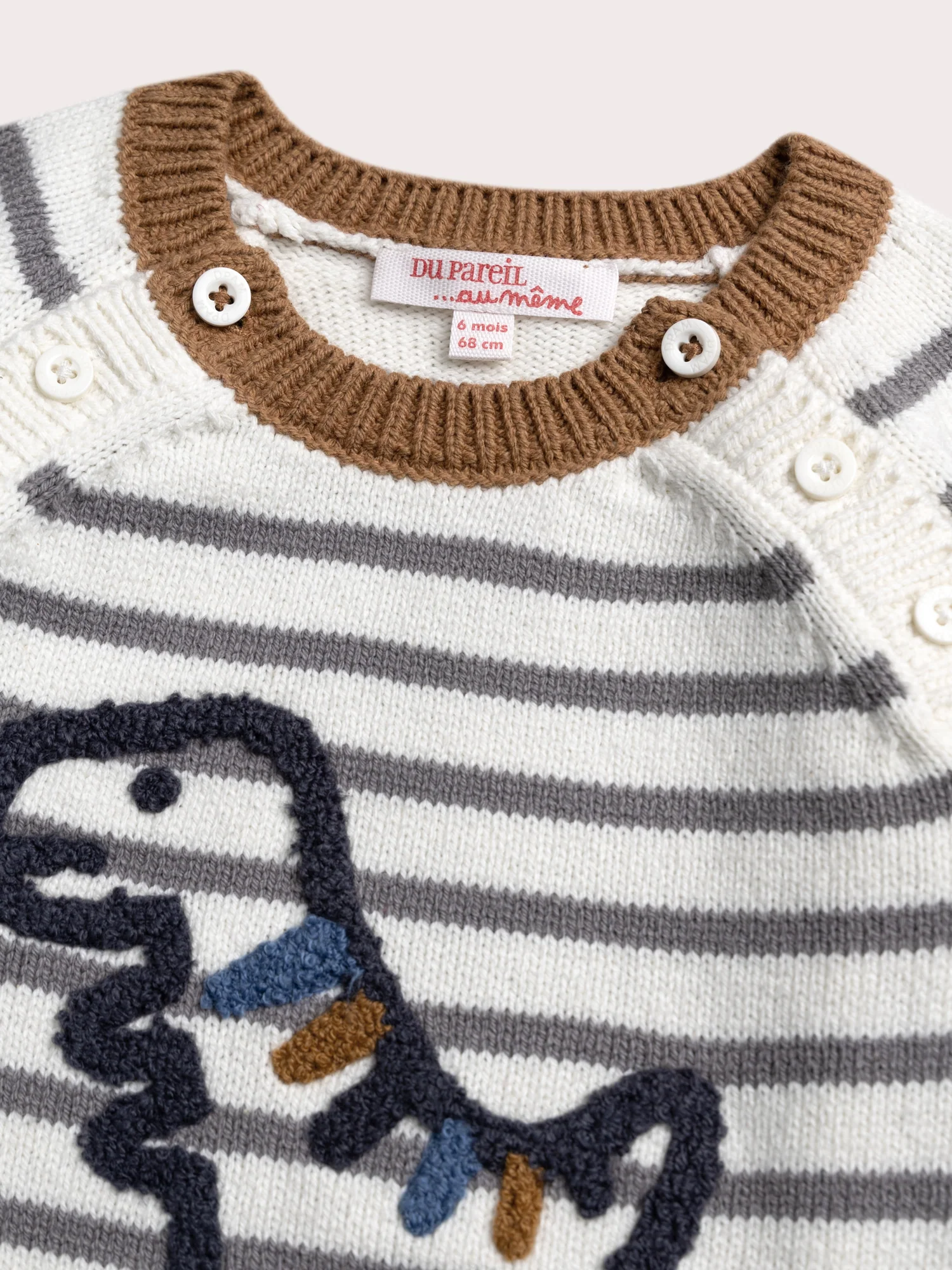 Maglione dinosauro per neonati maschi - Image 4