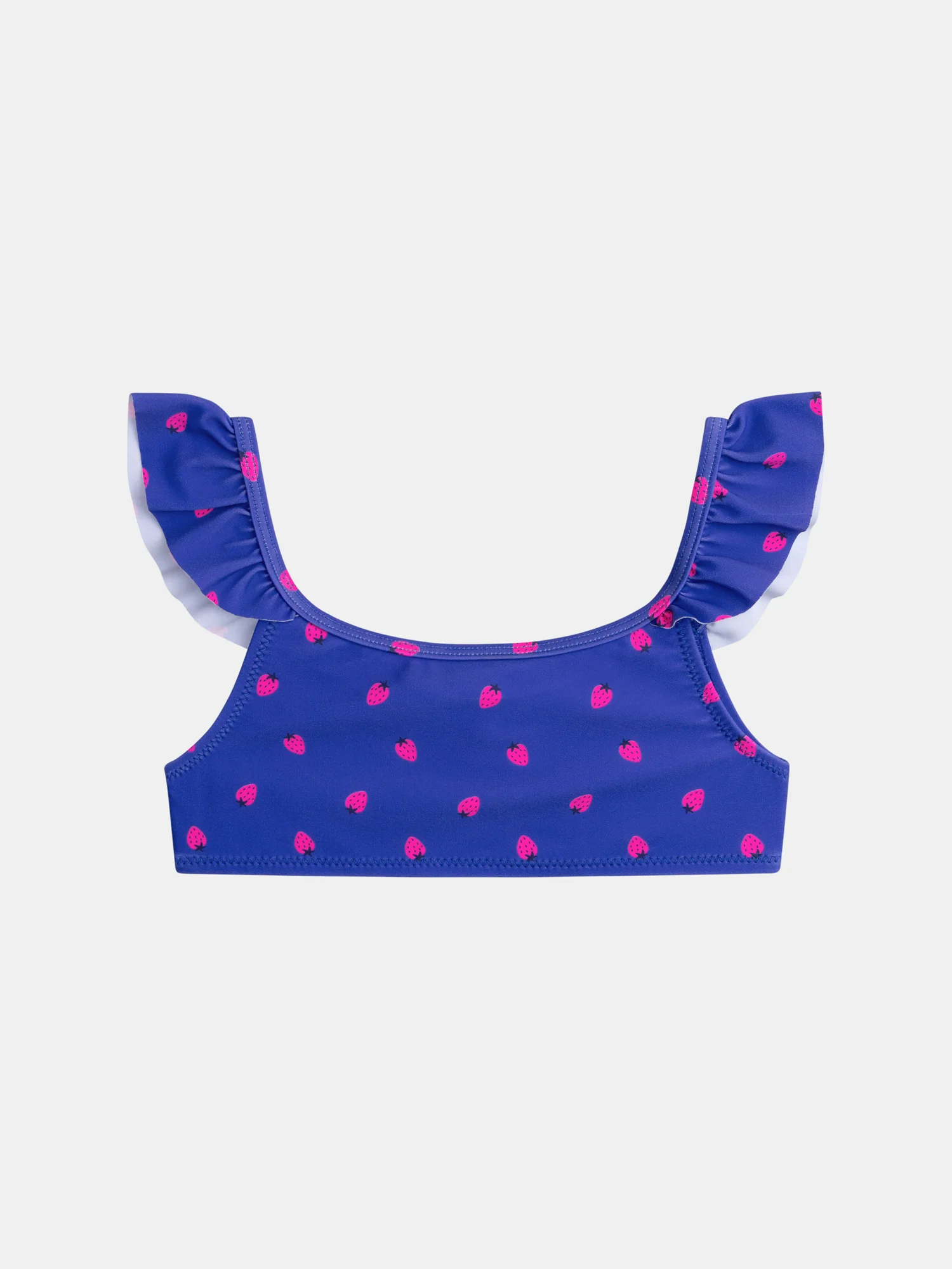 Costume da bagno blu a 2 pezzi con stampa di fragole per ragazze.PRODUCT - Image 4