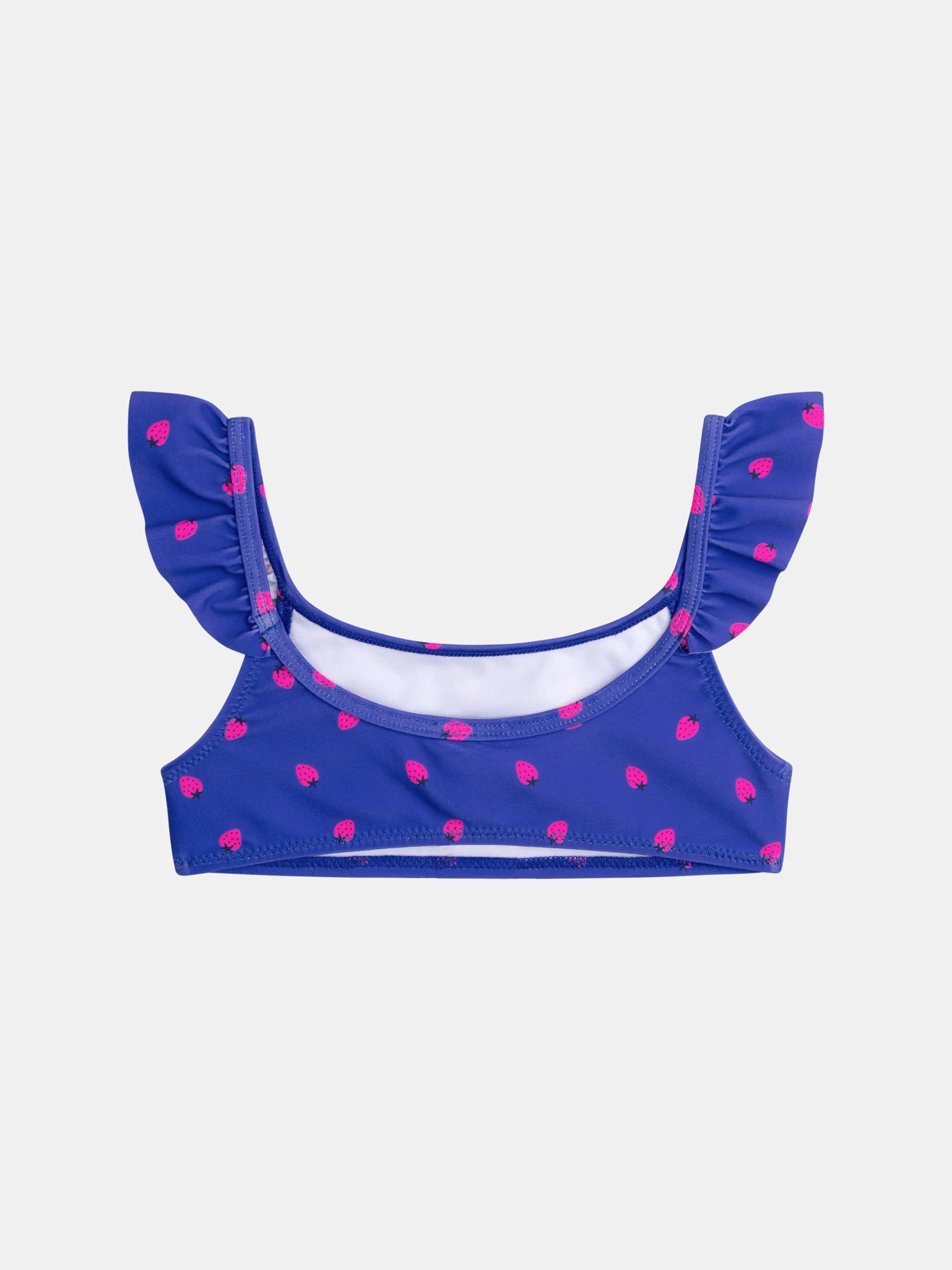 Costume da bagno blu a 2 pezzi con stampa di fragole per ragazze.PRODUCT - Image 8