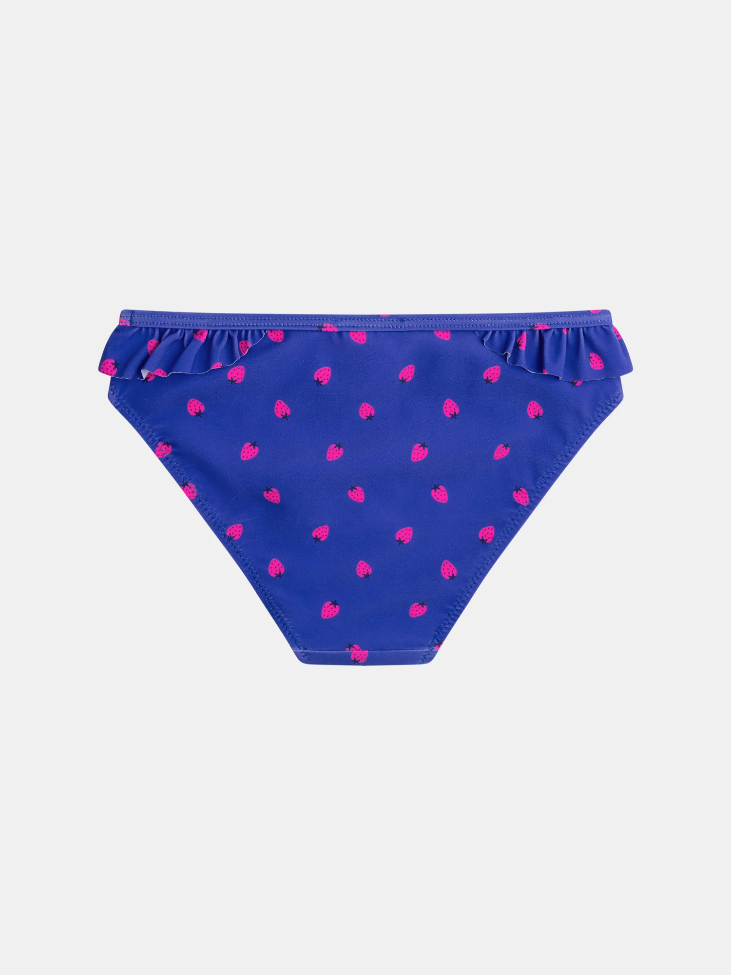 Costume da bagno blu a 2 pezzi con stampa di fragole per ragazze.PRODUCT - Image 9
