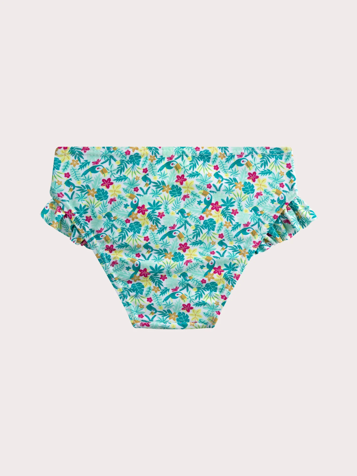 Pannolino da bagno stampato fantasia per bambina - Image 3