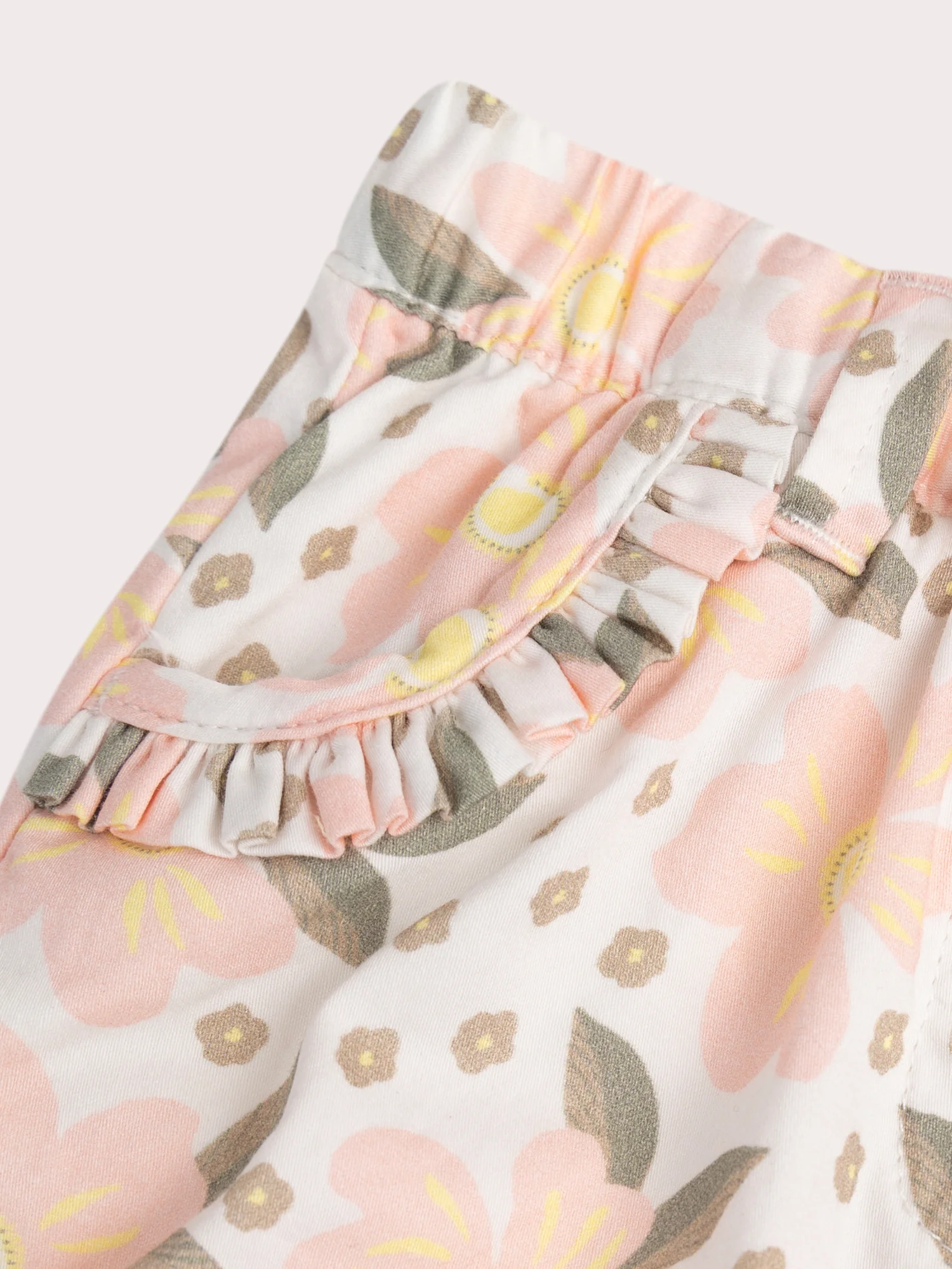 Pantaloncini Stampati Floreali per Bebe Ragazza - Image 2