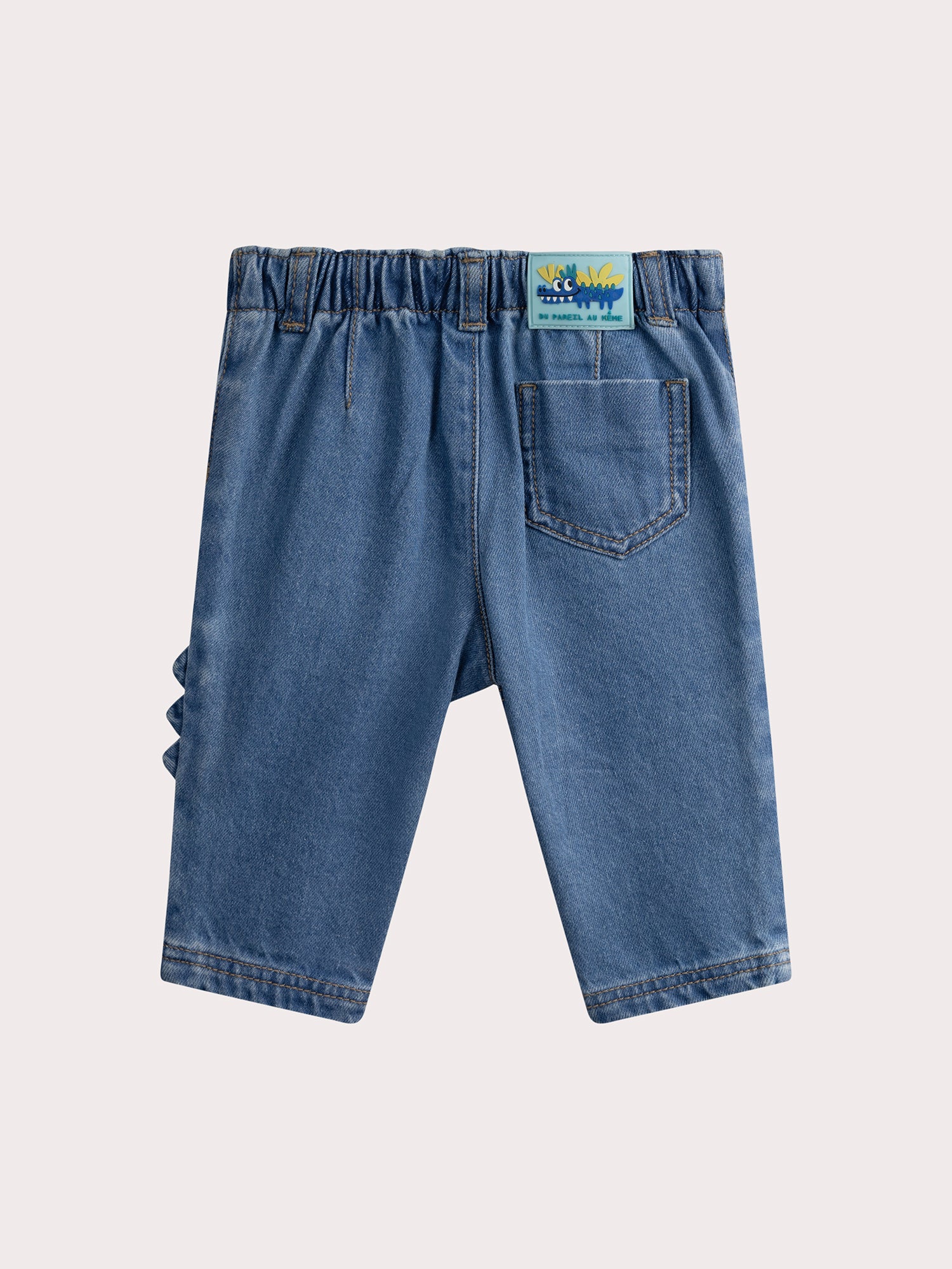 Pantaloni azzurri chiari per neonati maschi - Image 4