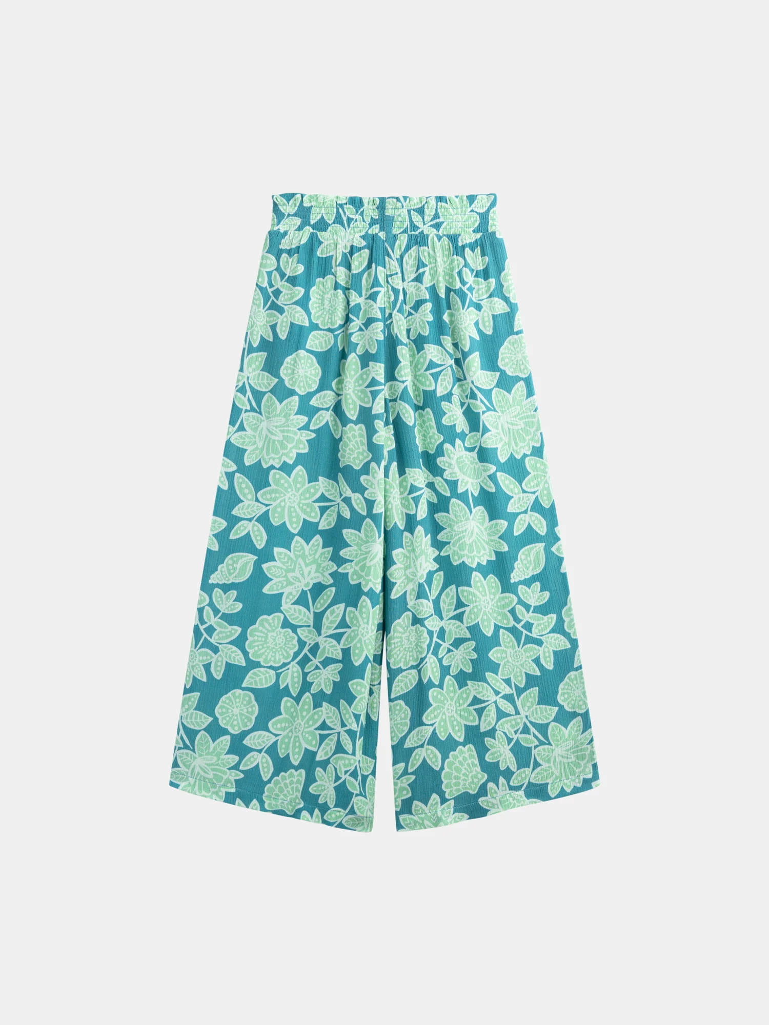 Pantaloni blu a stampa floreale per ragazze - Image 5