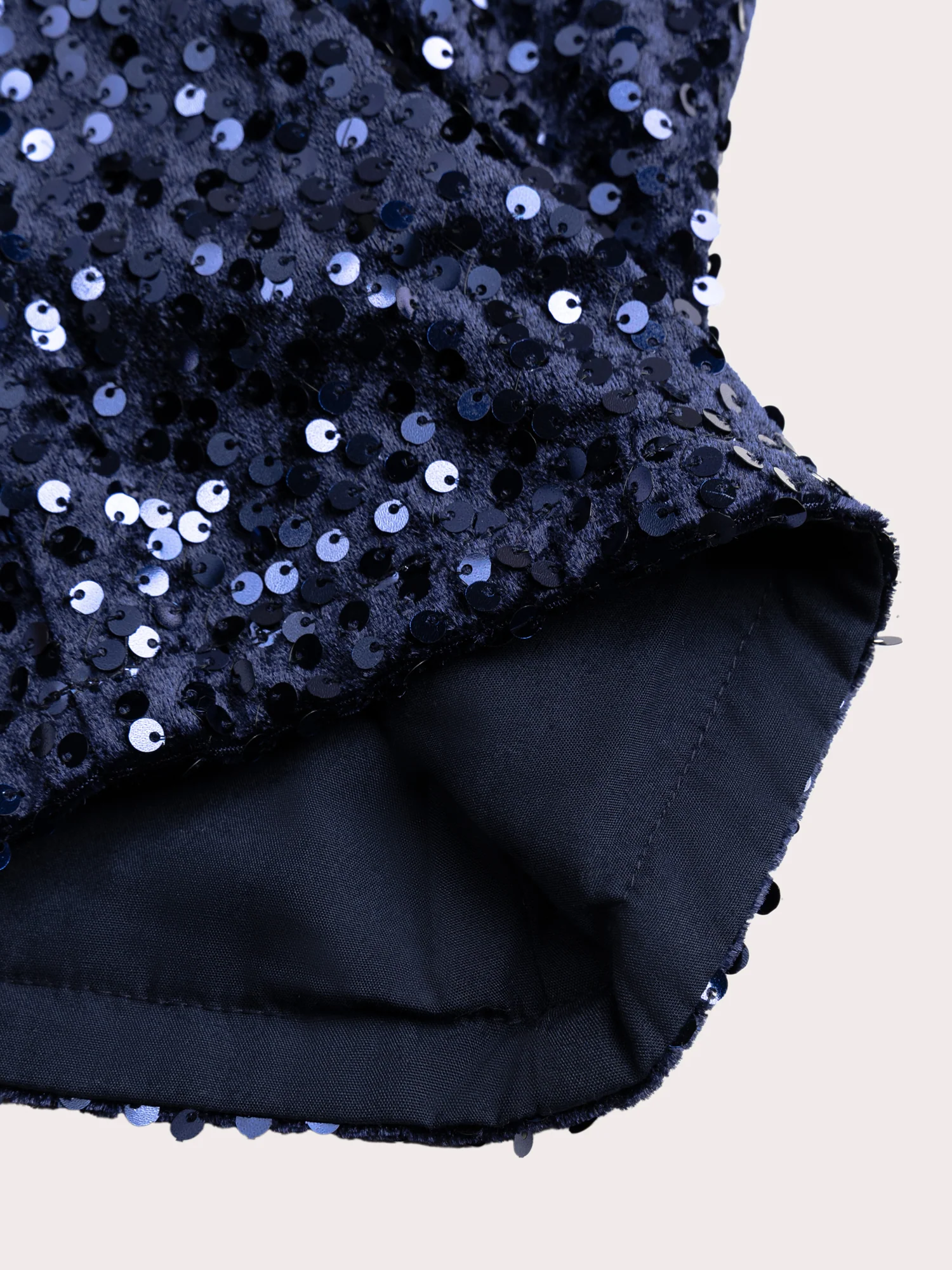 Pantaloni blu con paillettes - Image 4