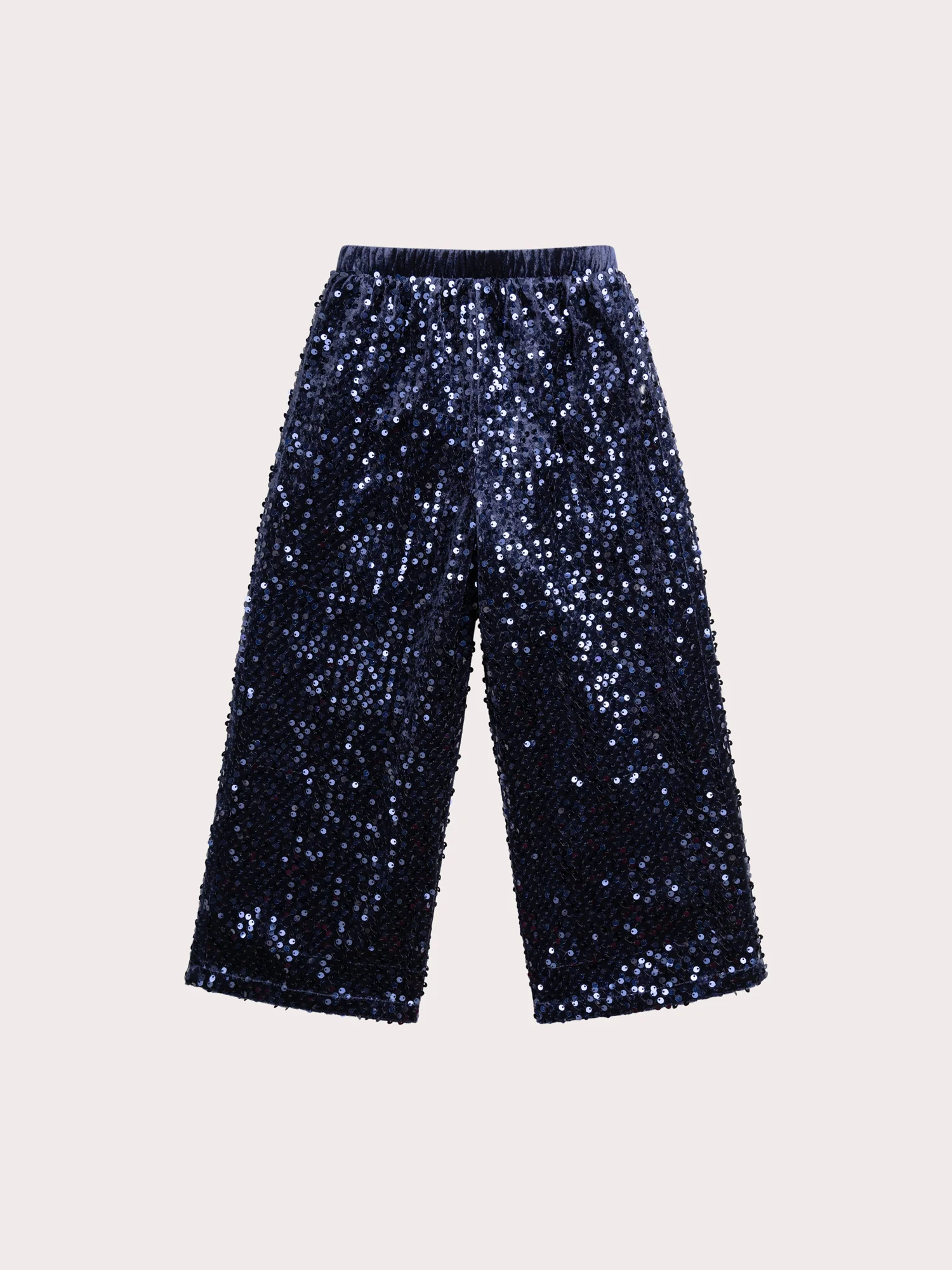 Pantaloni blu con paillettes - Image 5