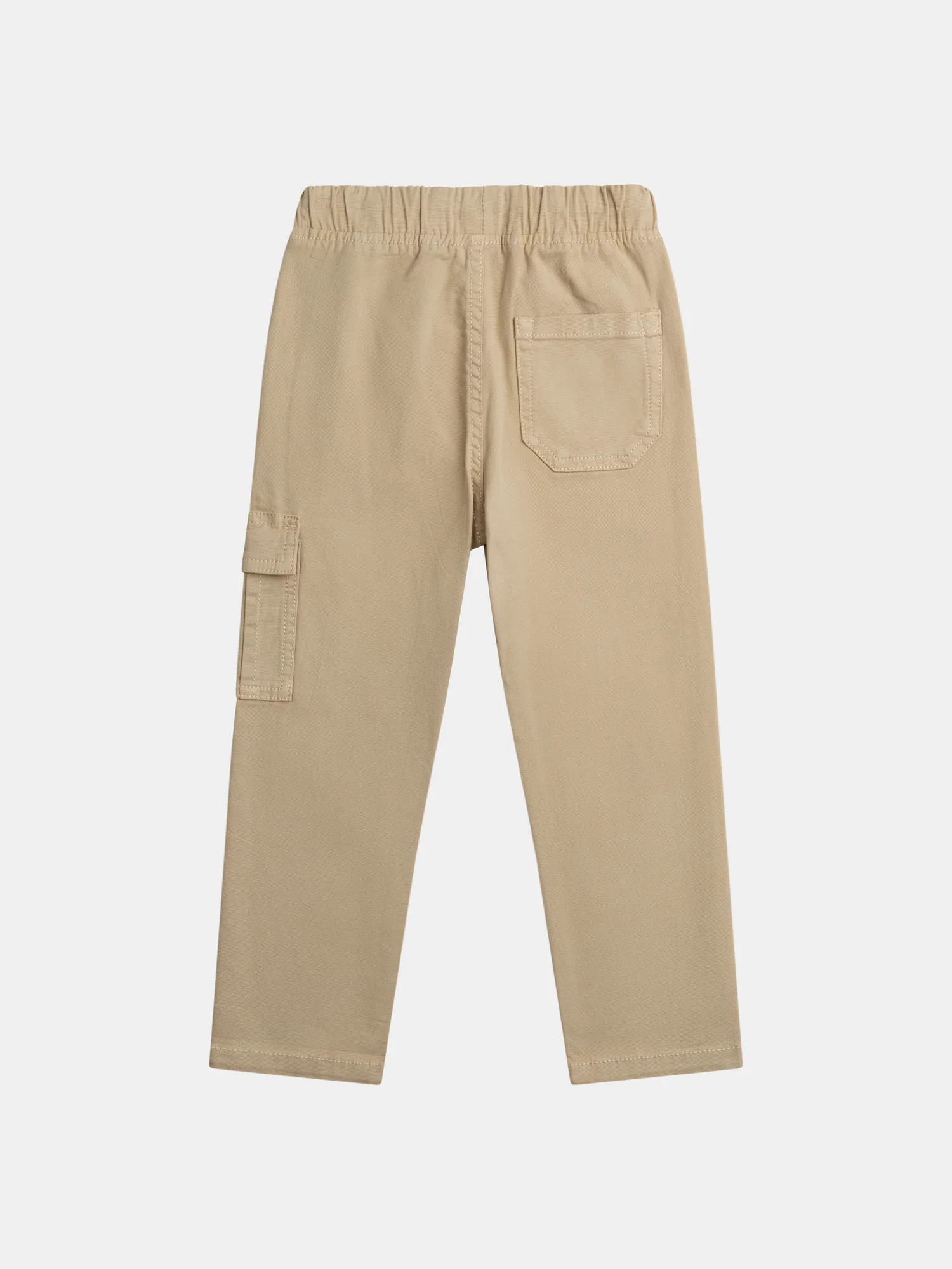 Pantaloni cargo beige per ragazzi - Image 4