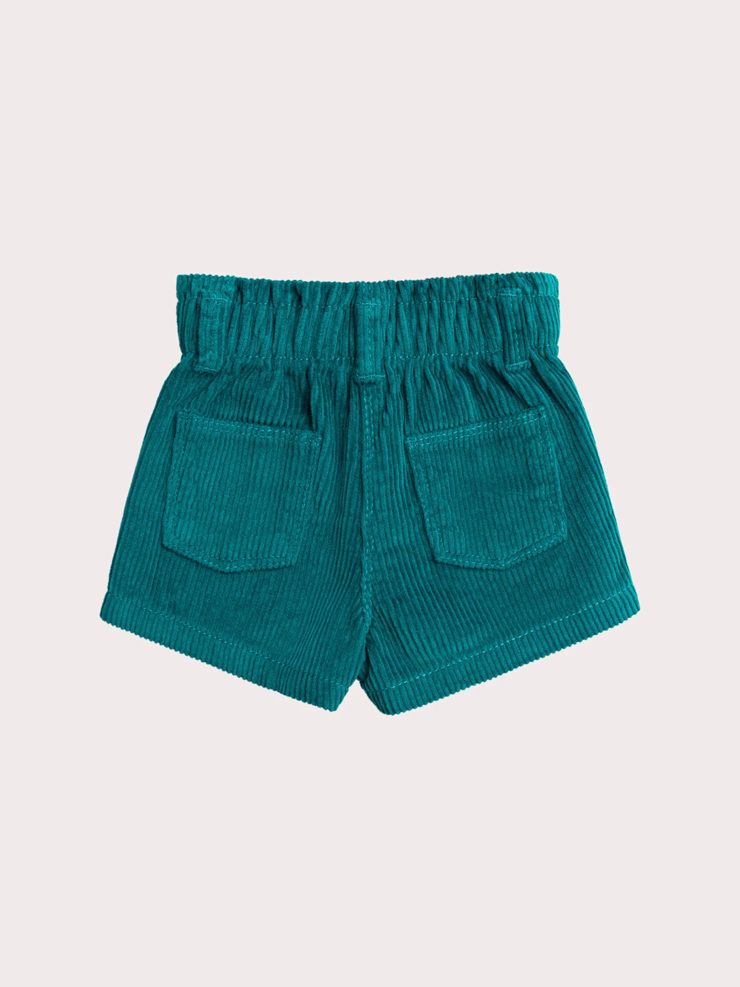 Pantaloni corti blu pavone per bambina - Image 6