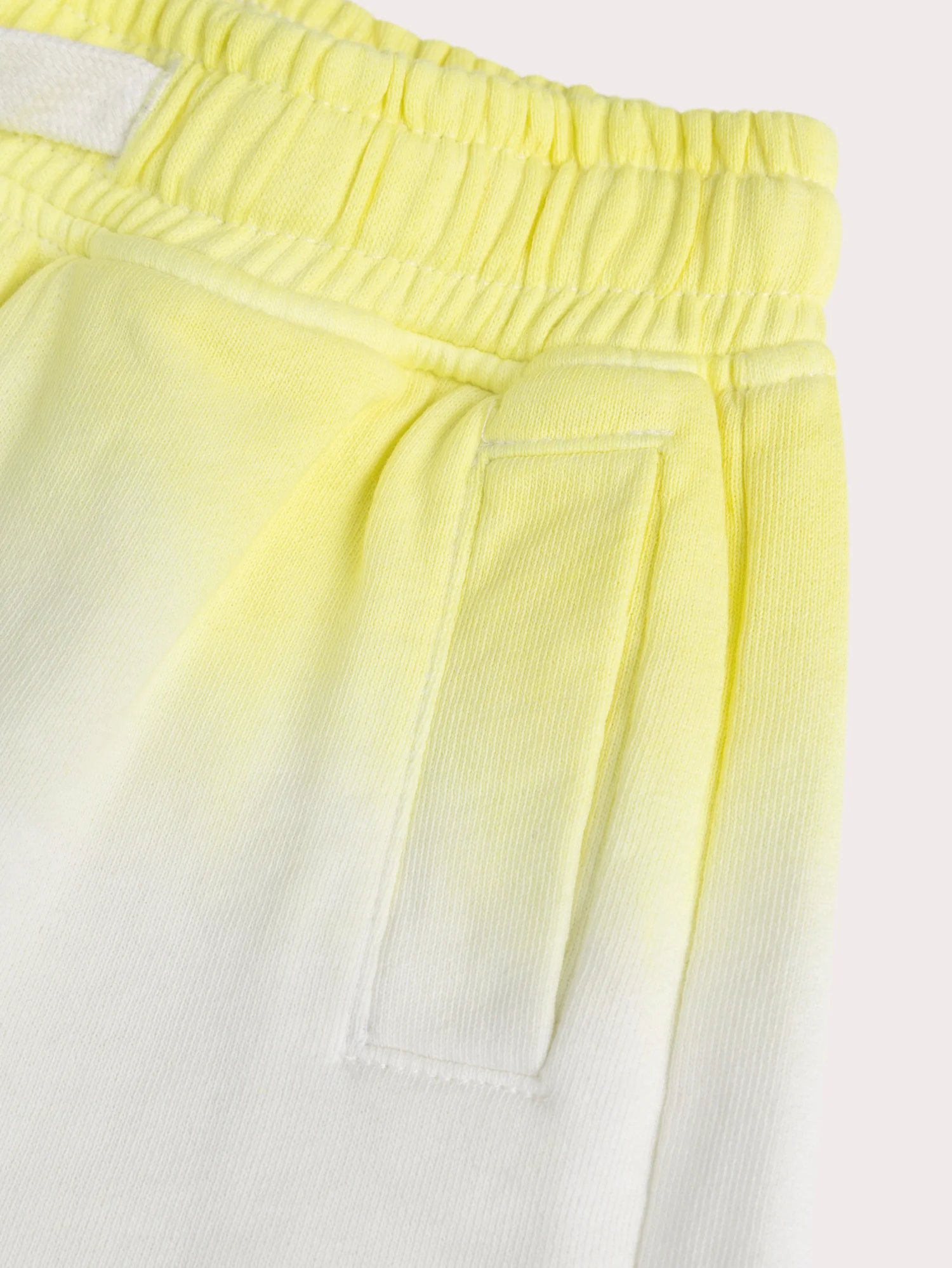Pantaloni corti tie and dye blu e giallo - Image 2