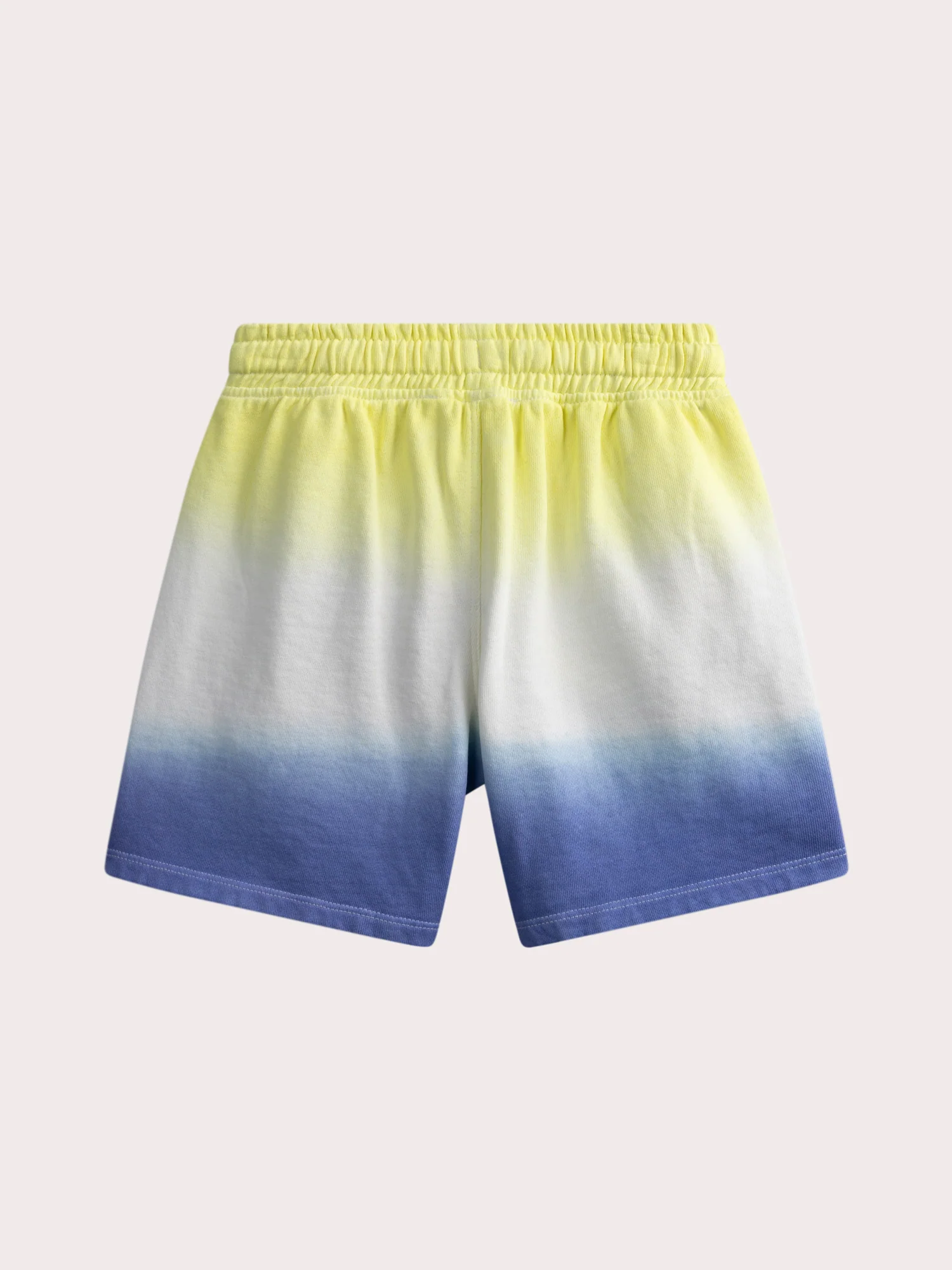 Pantaloni corti tie and dye blu e giallo - Image 3