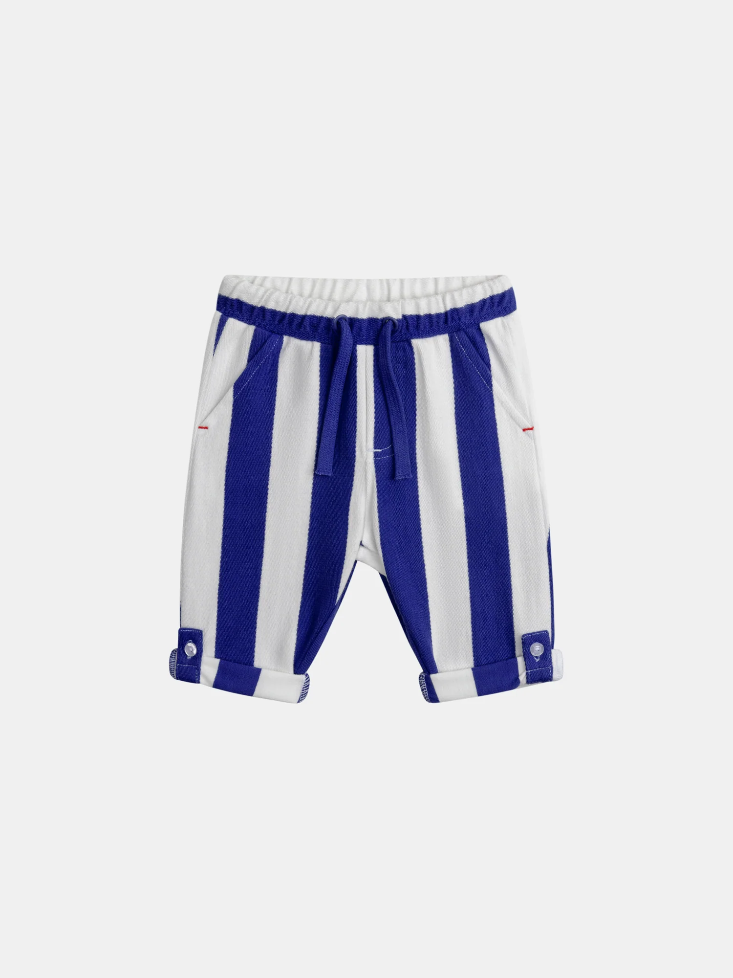 Pantaloni a righe blu e bianchi per bambino
